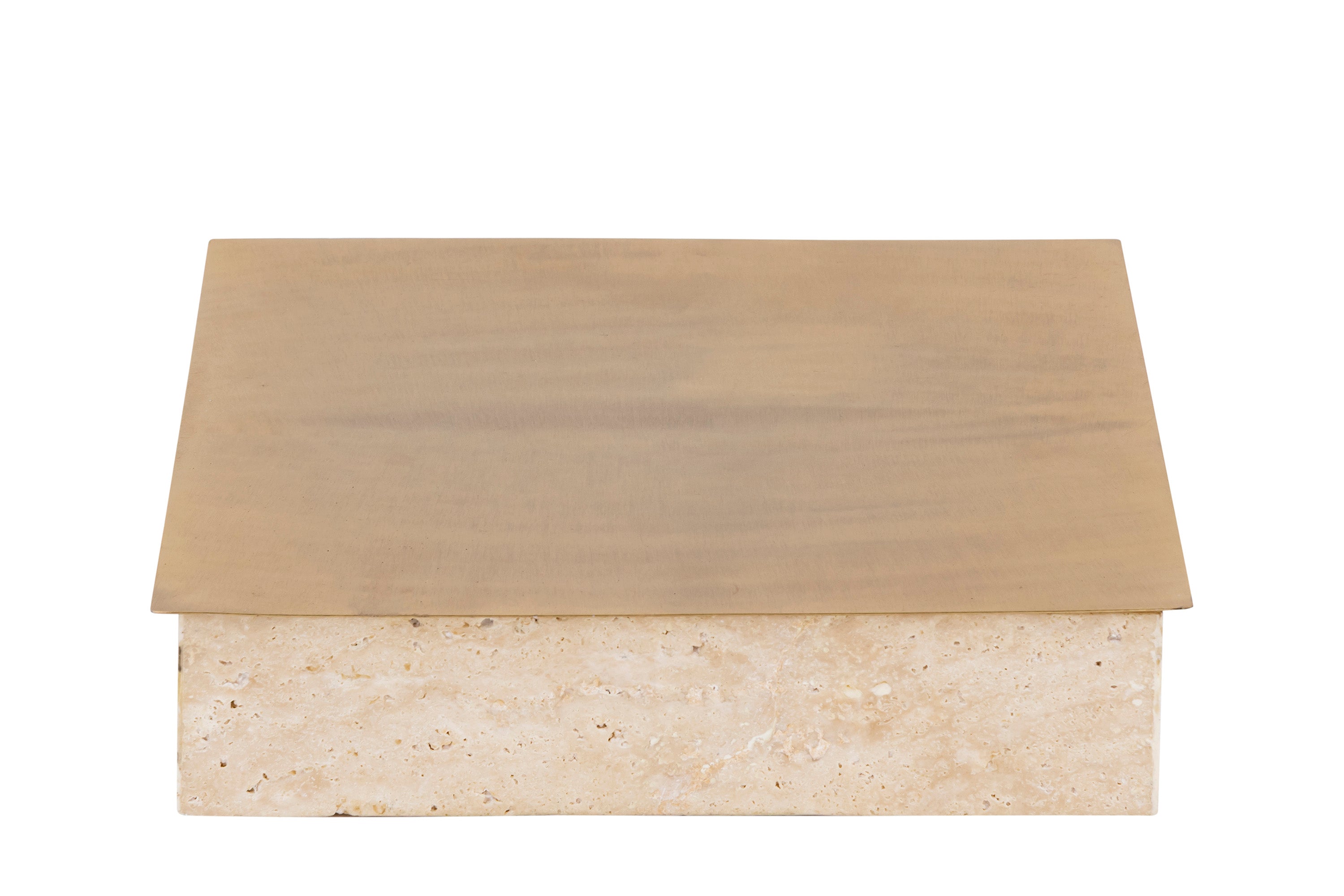 Asas SQ Metal dish with marble base
