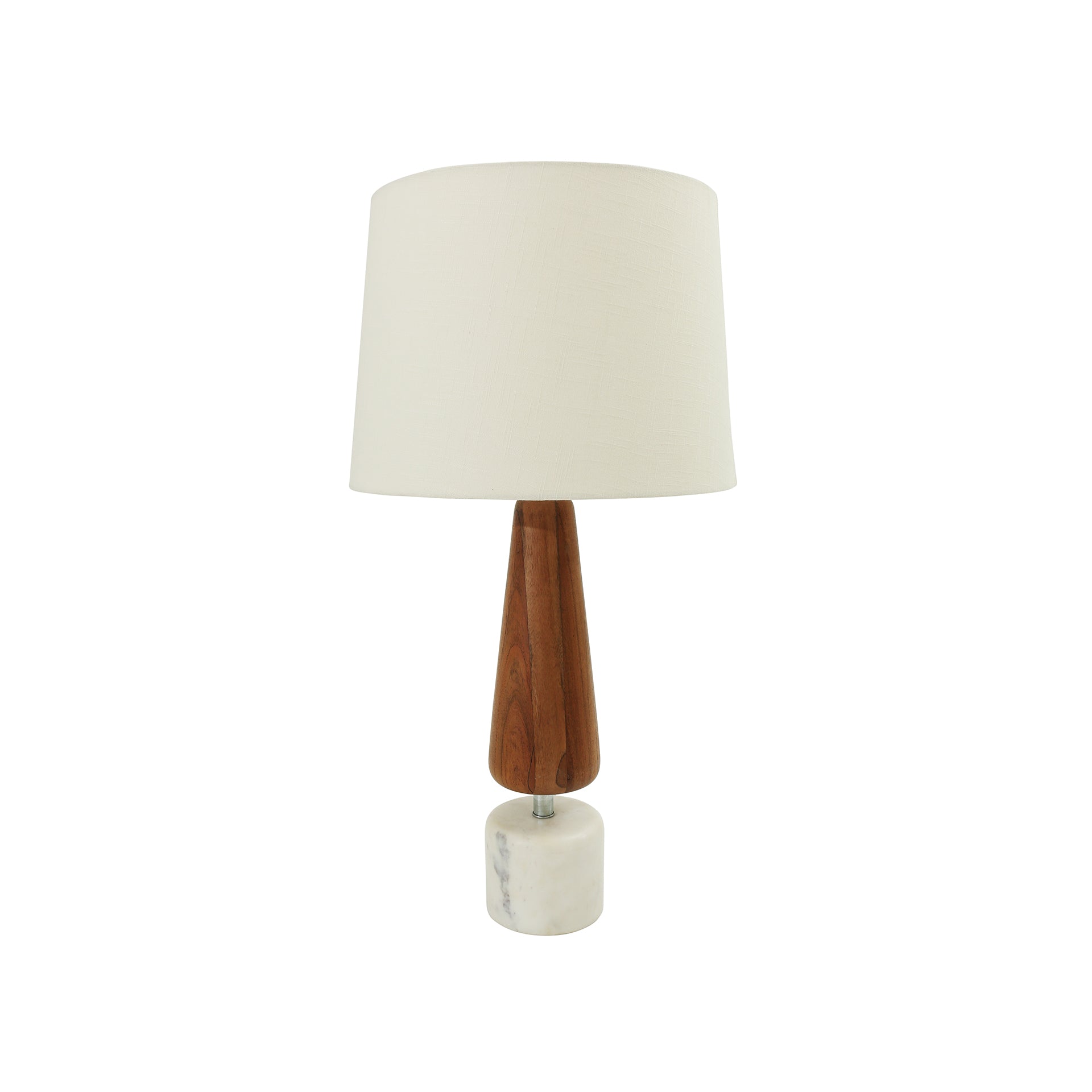 Wood / Marble Lamp W/Shade 1001TLN