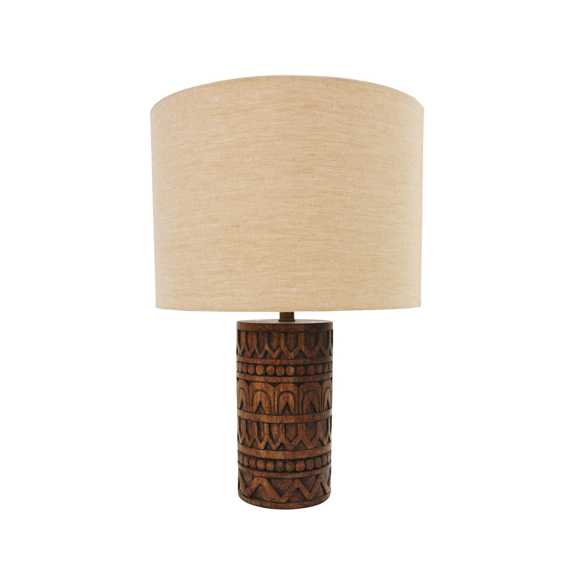 Wooden Lamp W/Shade 1004TLN