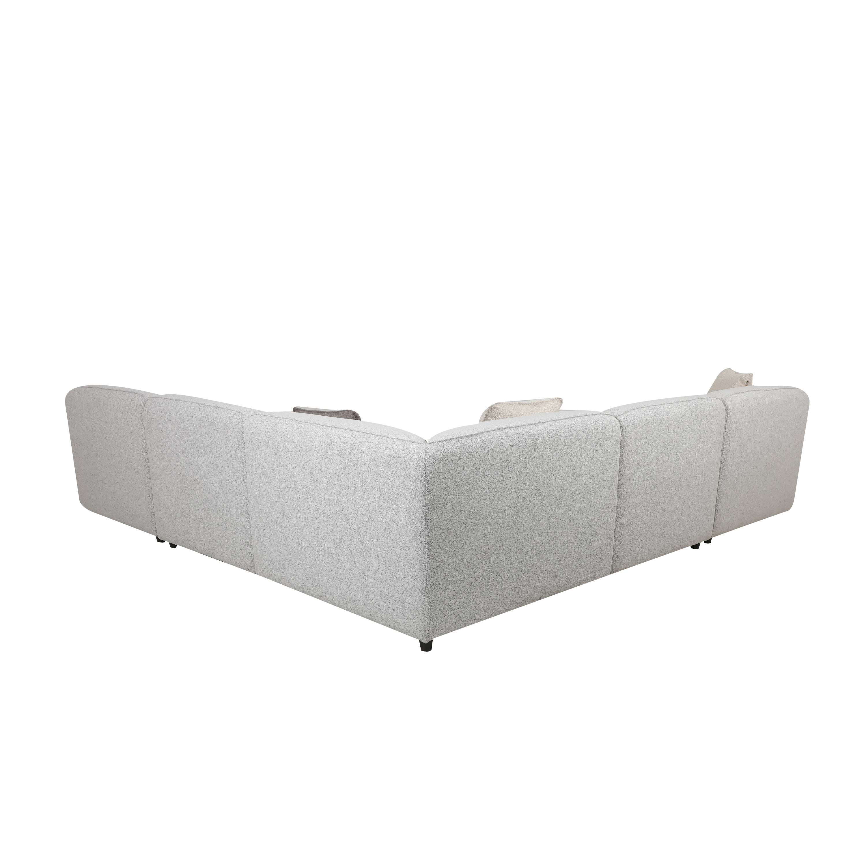 Dario Silver Grey Sectional