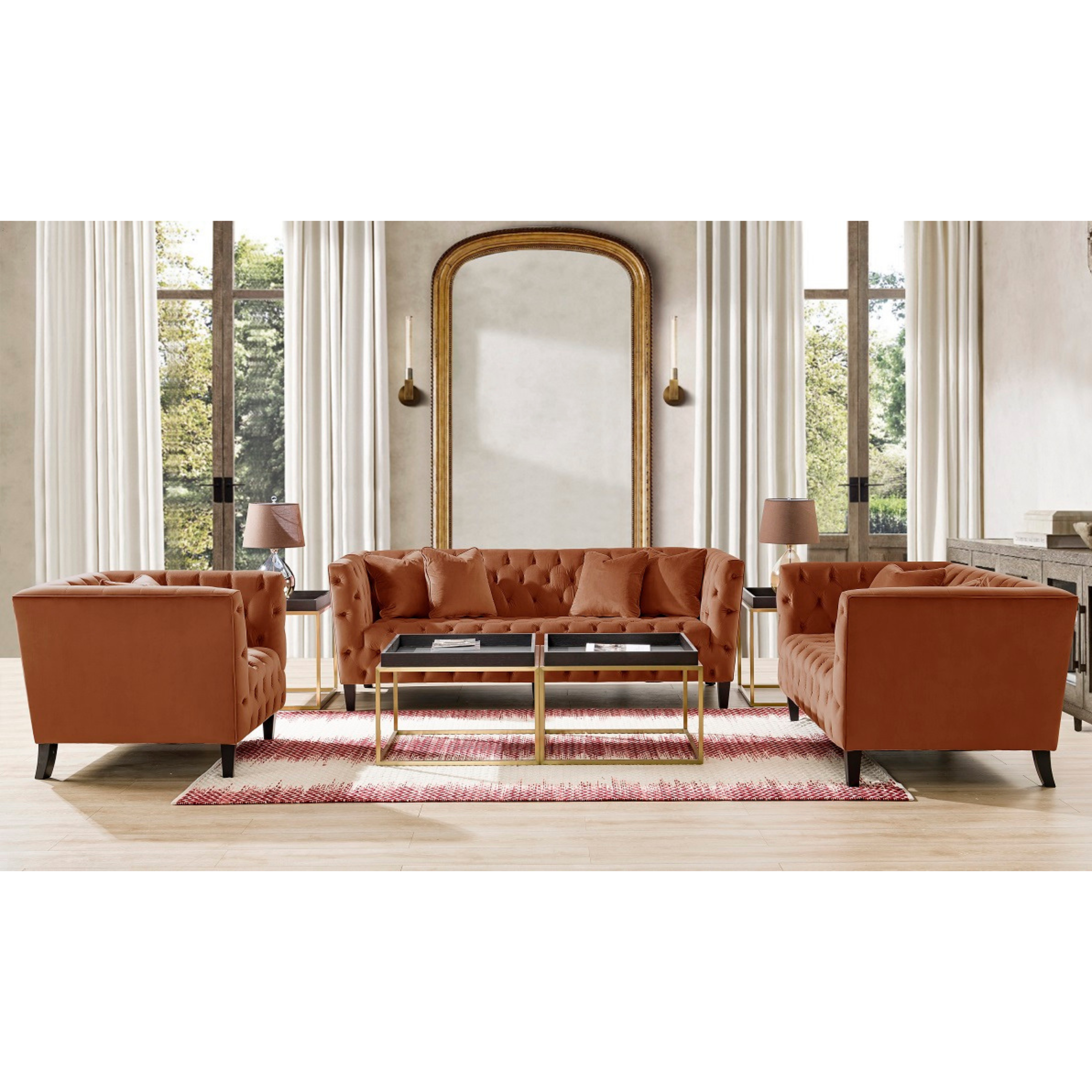 Redish Brownie Living Room Set