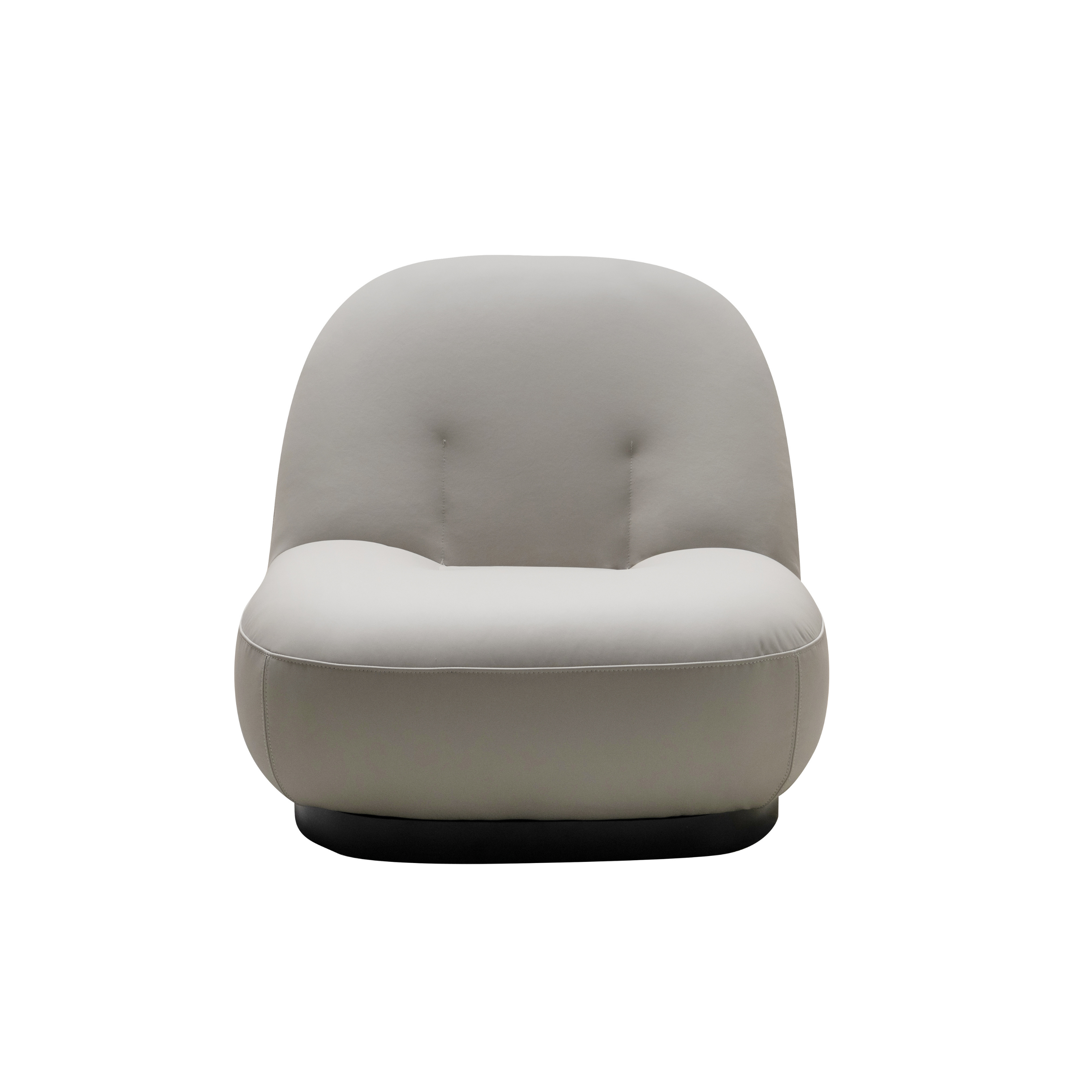 Boucle beige leather accent chair