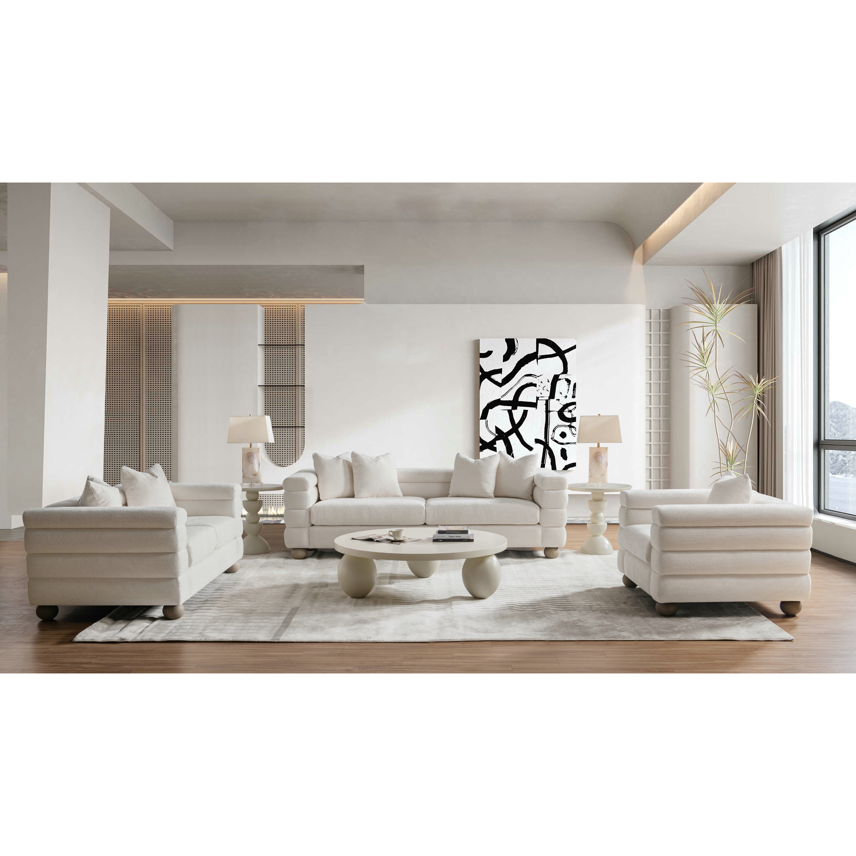أريكة كريمية من Urban Retreat W233