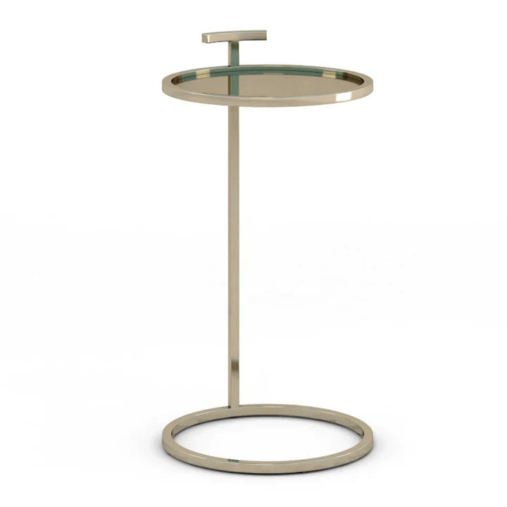 Black 14" Maisie Accent Table Round
