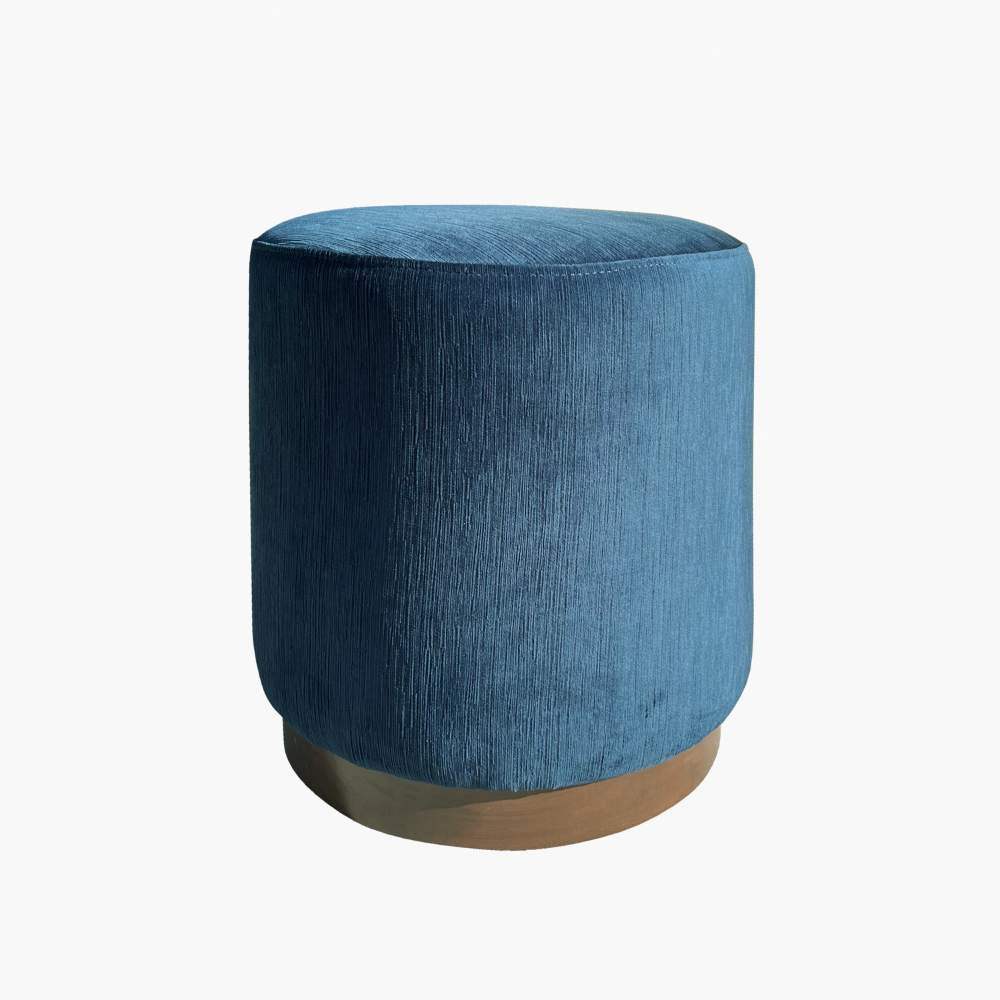 Light Blue Ottoman