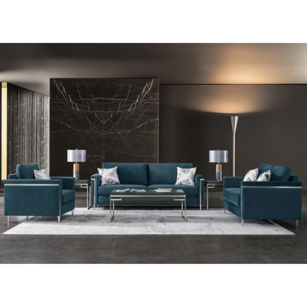 Orin Blue Living Room Set