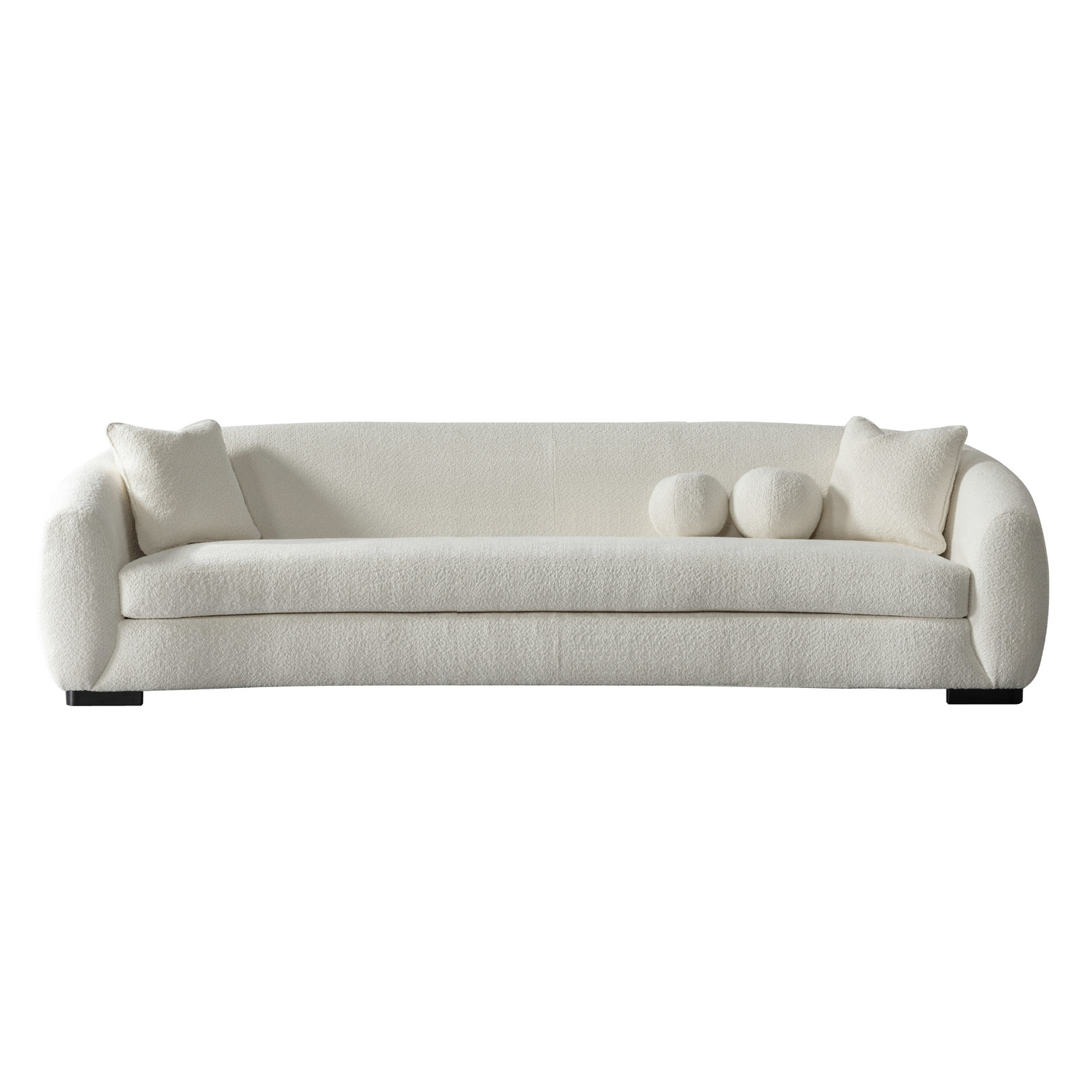 Boucle 4 seater sofa