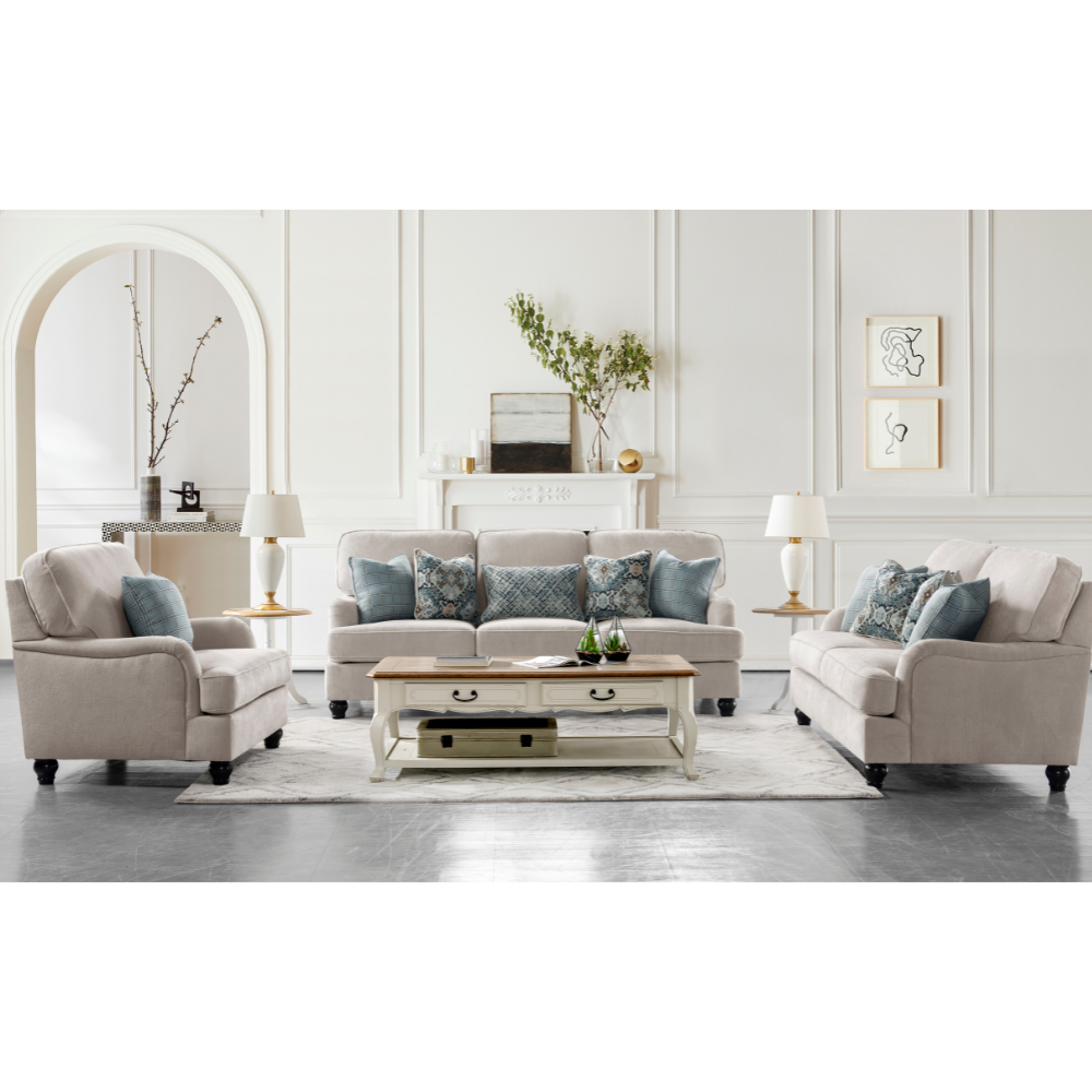 Alma Beige Living Room Set