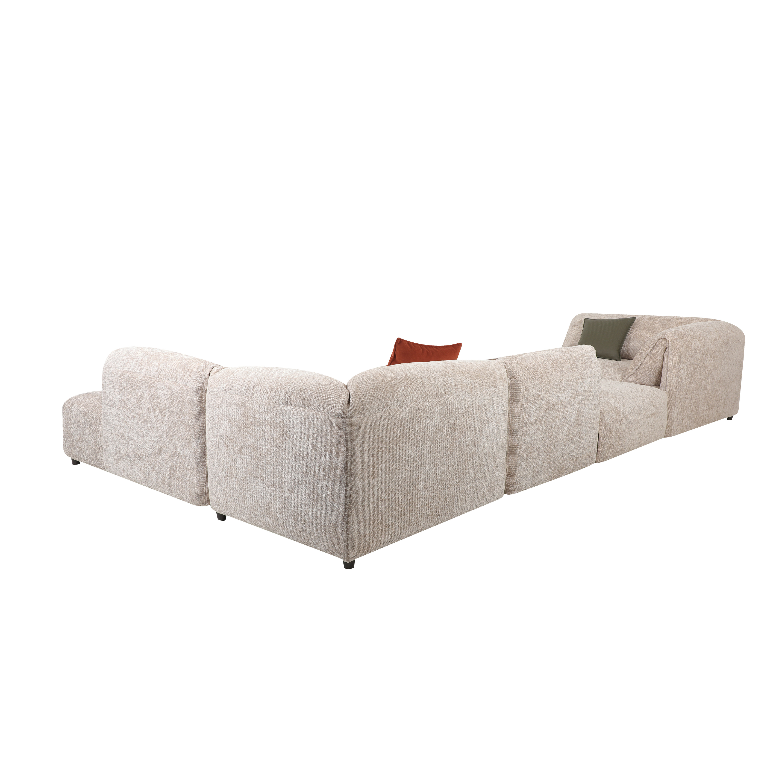 Luna Light Khaki Sectional