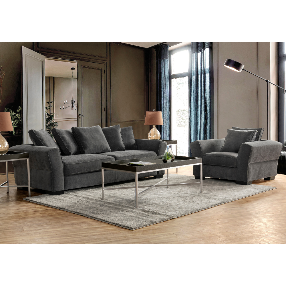 Lexon Grey Living Room Set