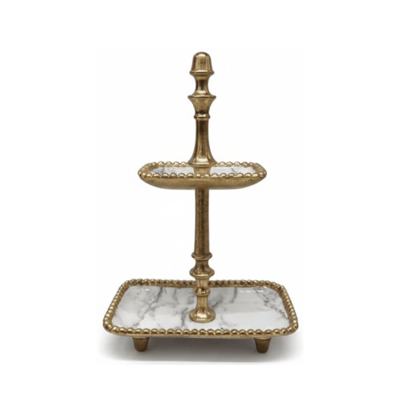 2 tier cake stand