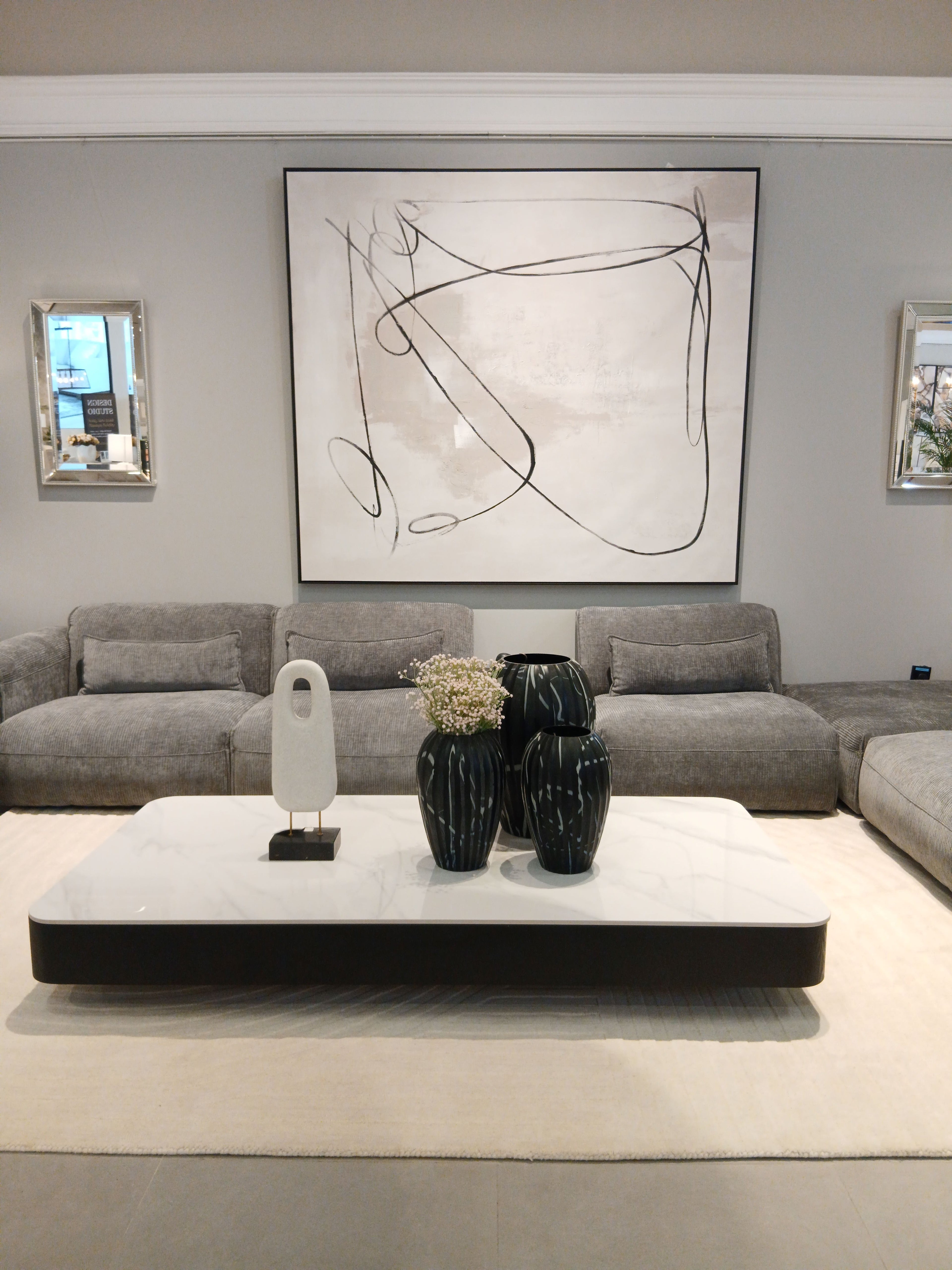 AlDana black Ottoman