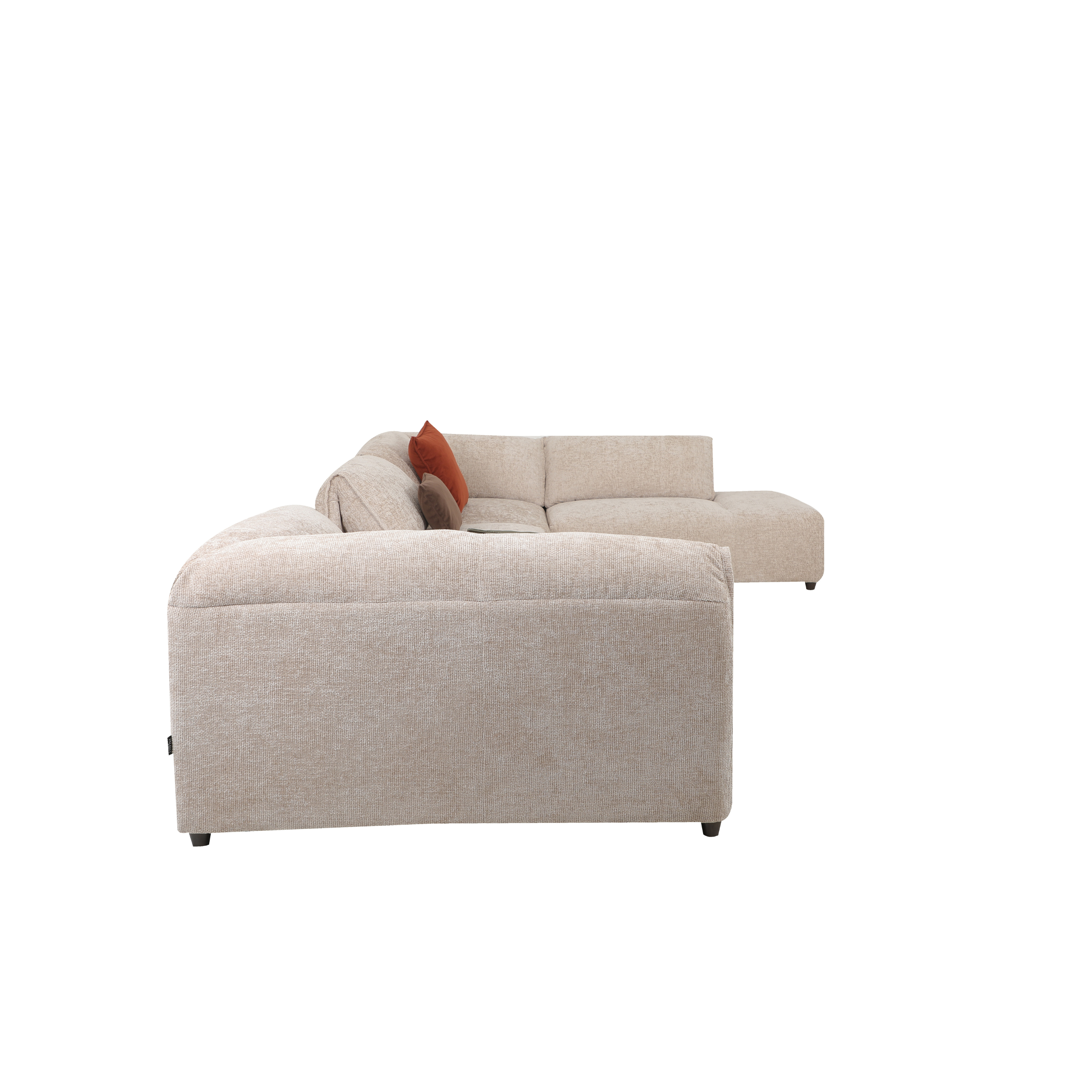 Luna Light Khaki Sectional