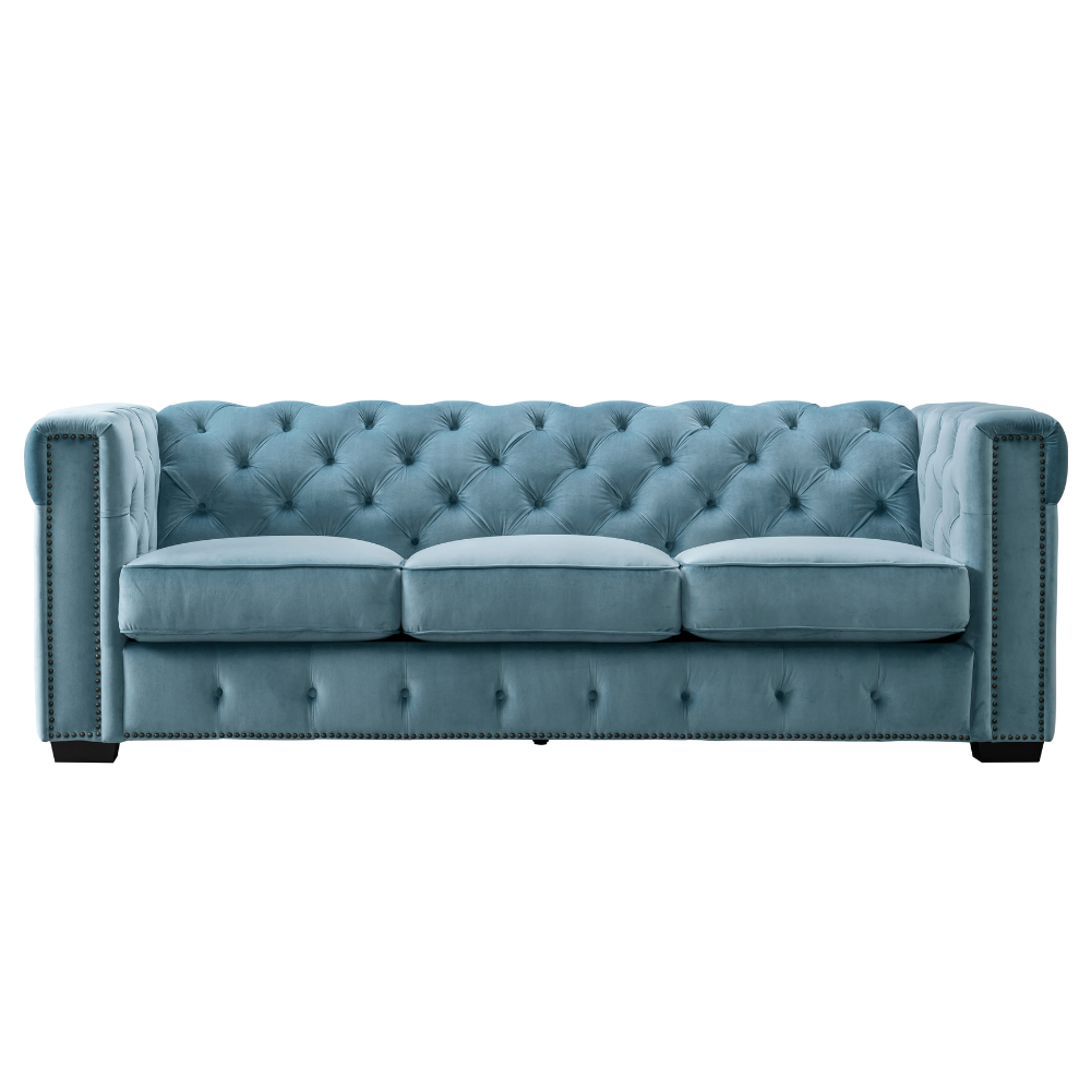 Elzaro Blue Sofa