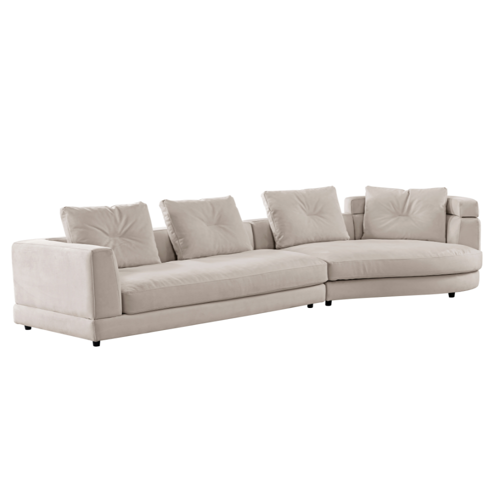 Hussah Beige Sectional