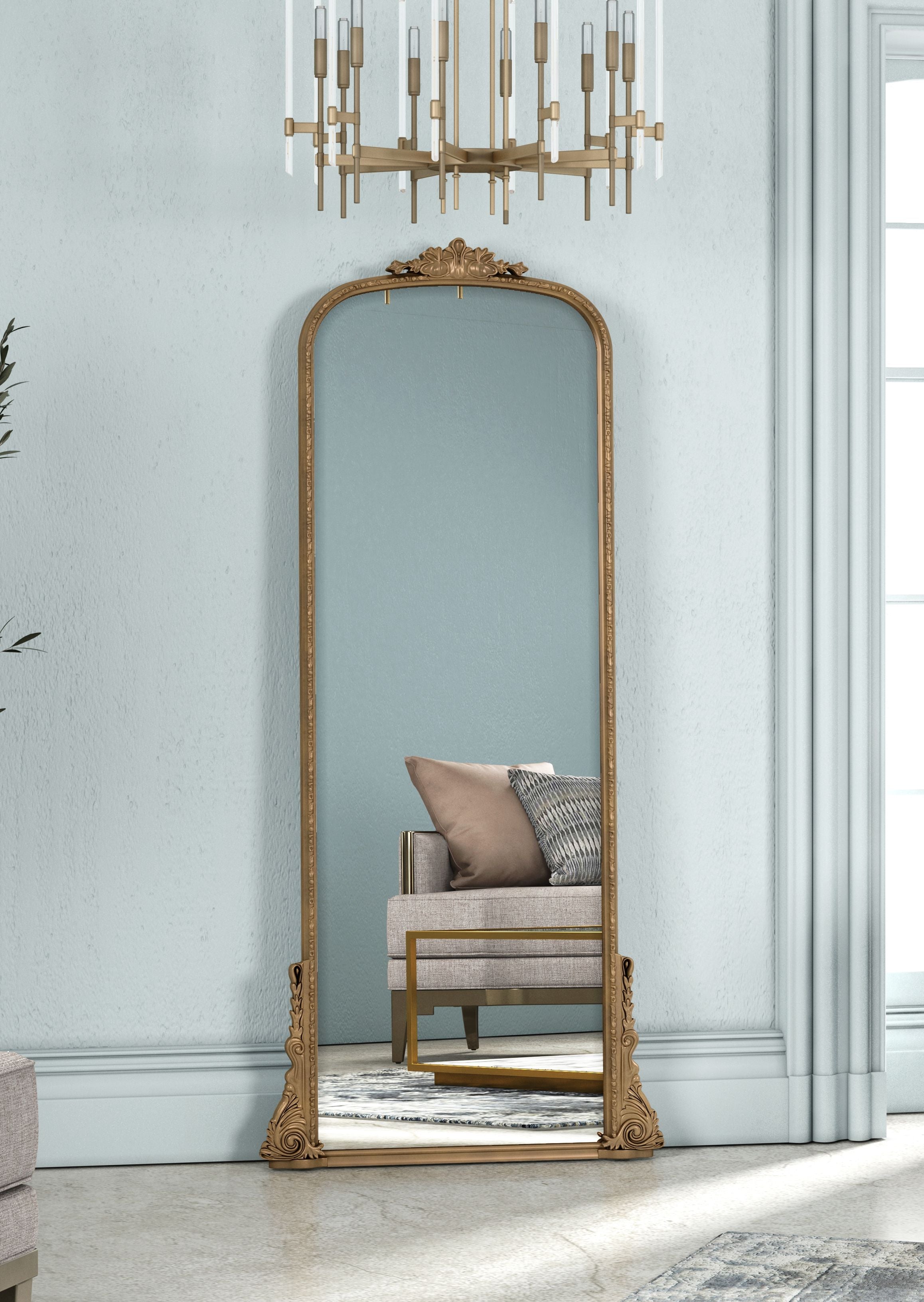 Erised 56" Verdegris Mirror