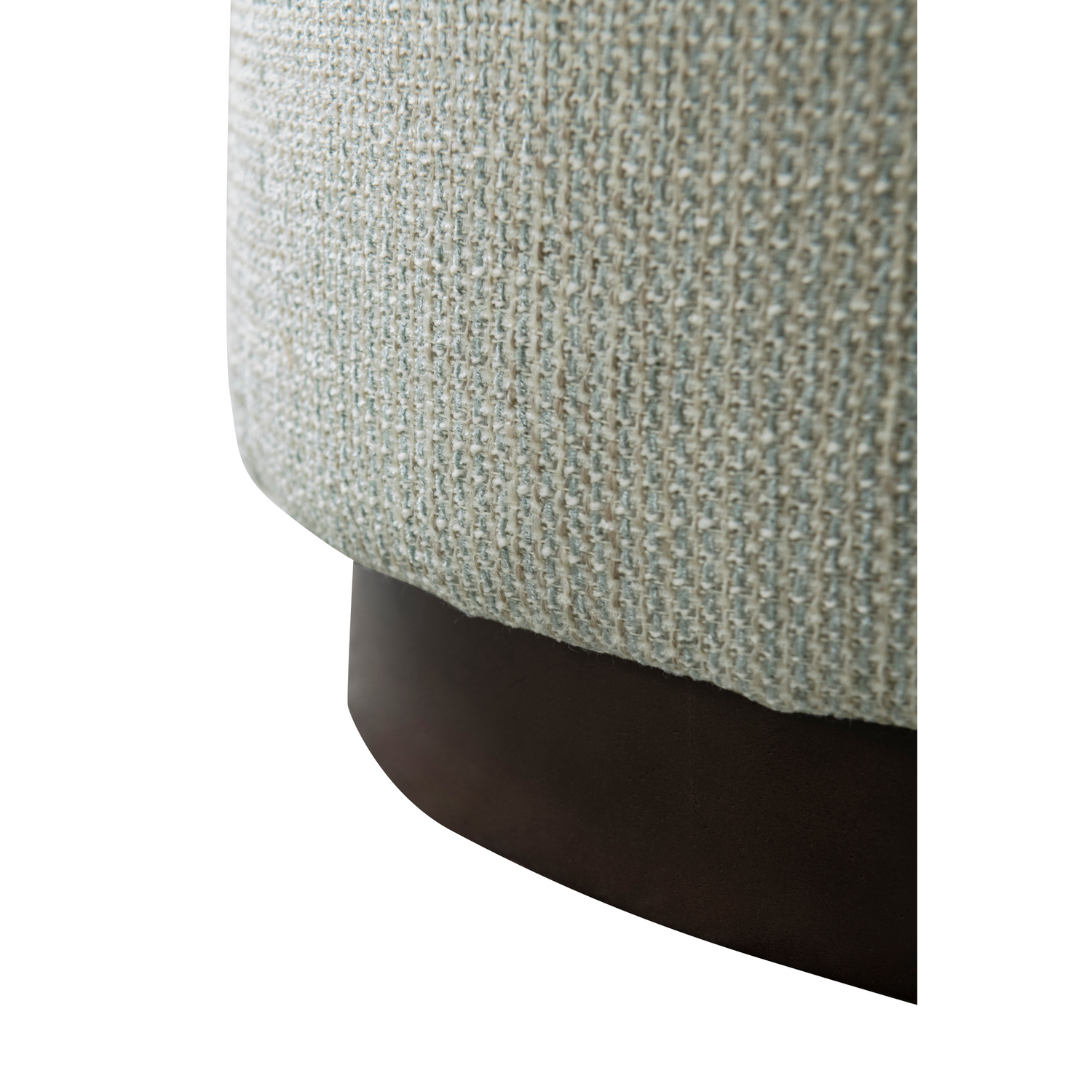 Cream Boucle Ottoman W40Xh45Cm