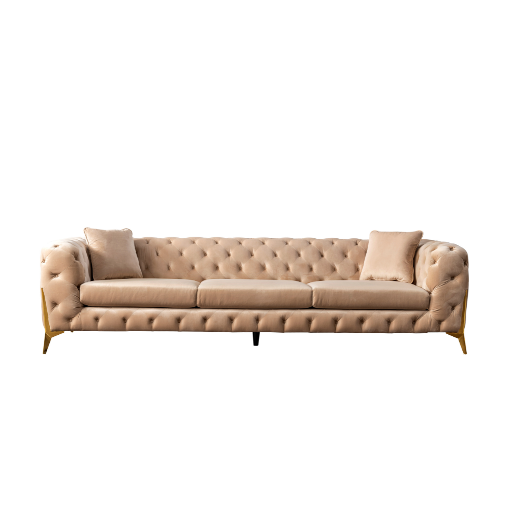 Onda Beige 3 Seater Sofa