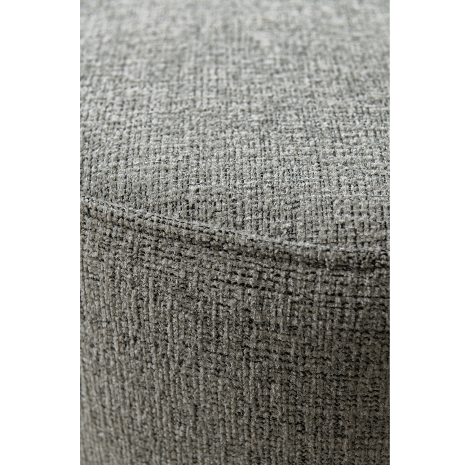 Cream Boucle Ottoman W40Xh45Cm