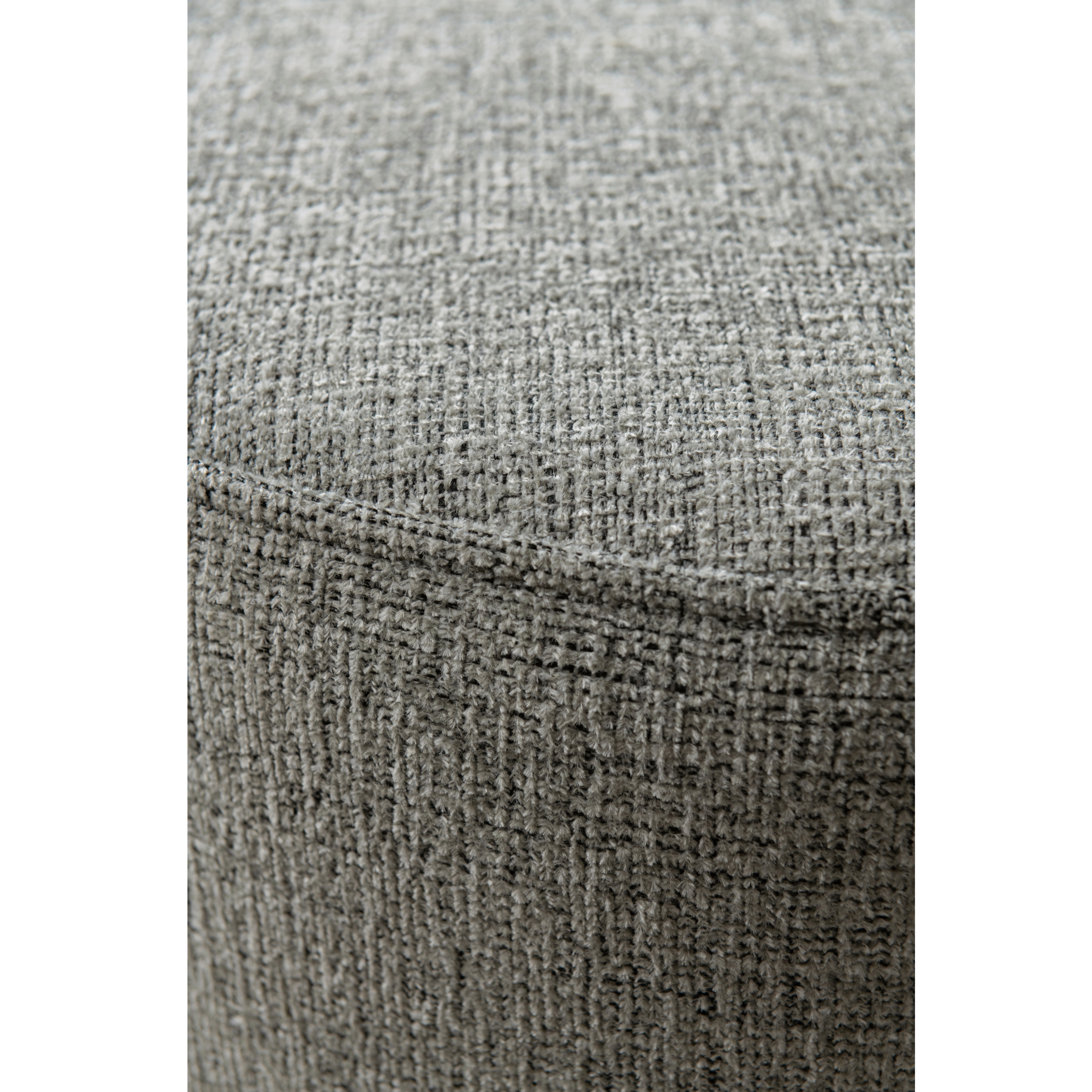 Cream Boucle Ottoman W40Xh45Cm