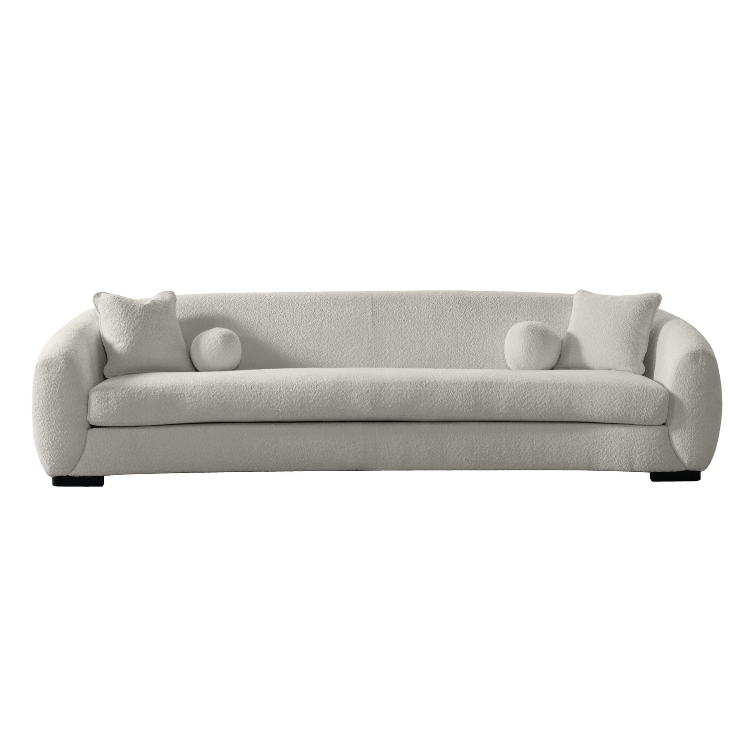 Boucle 4 seater sofa