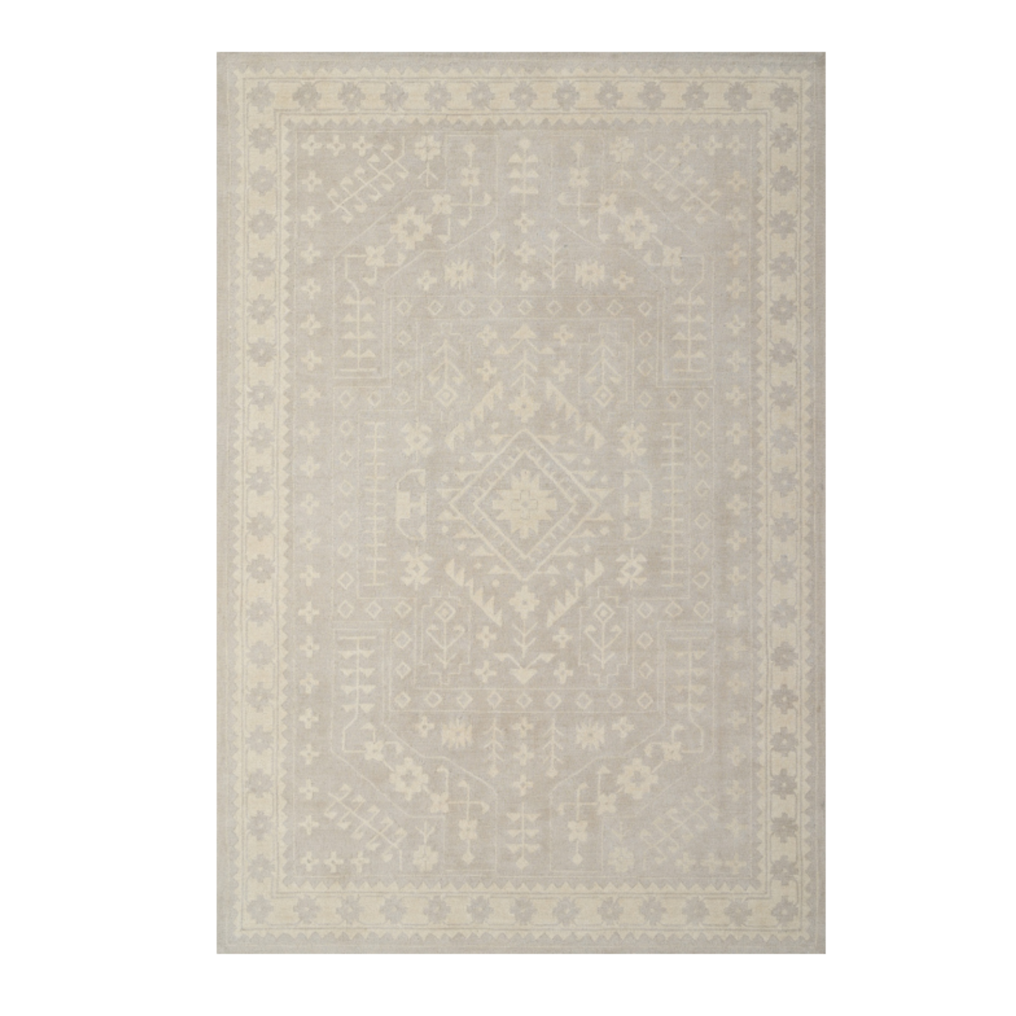 RUDA beige white Rug