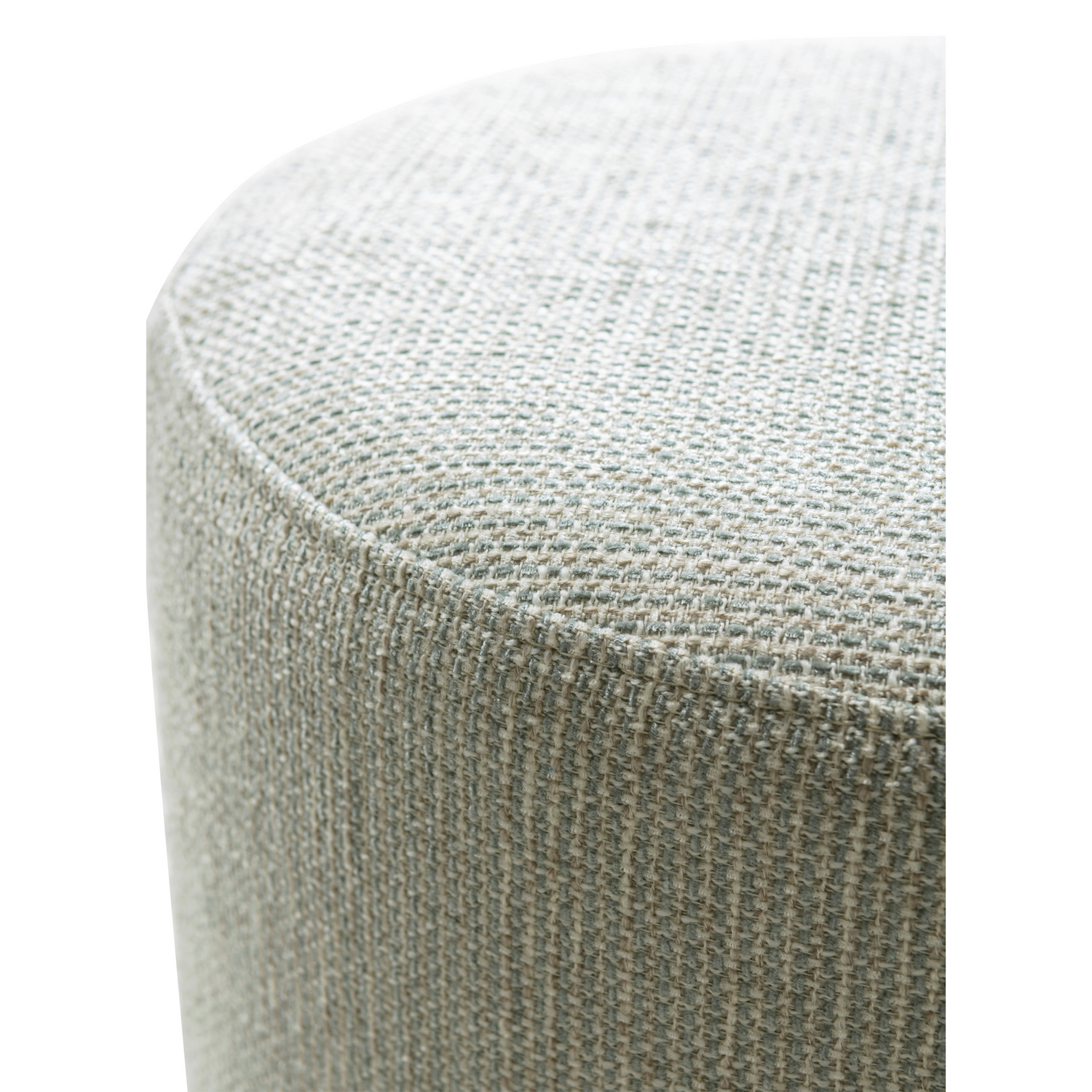 Cream Boucle Ottoman W40Xh45Cm