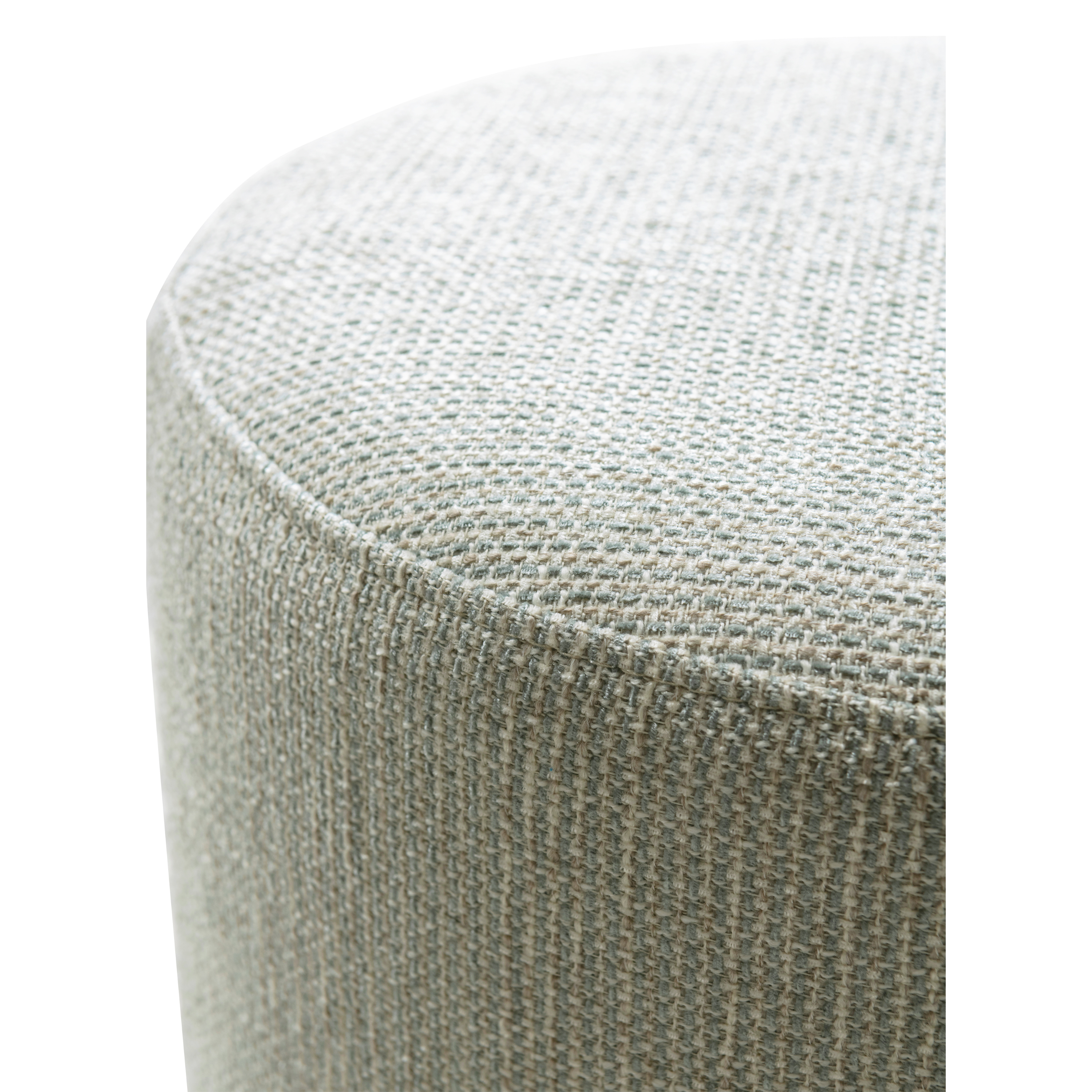 Cream Boucle Ottoman W40Xh45Cm