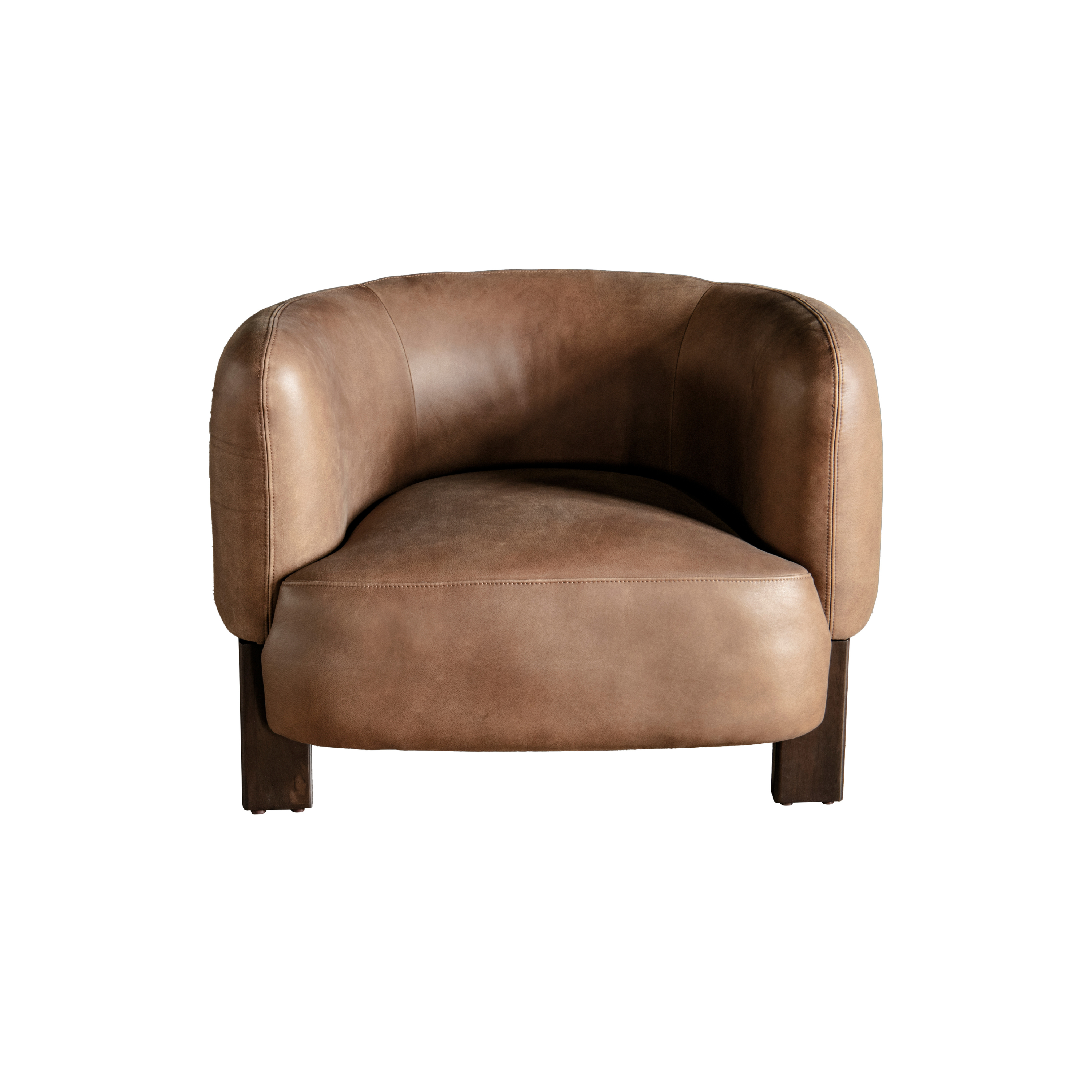 Leaner Black Leather Chair W98