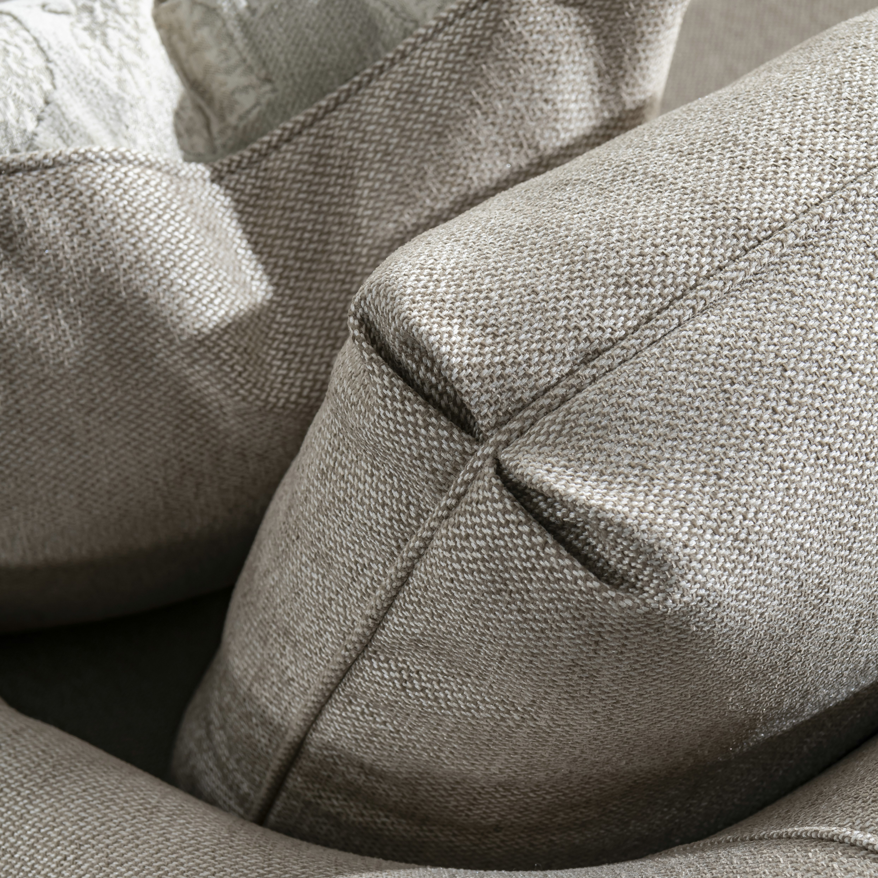 Rahaf Light Beige Sofa (218cm)