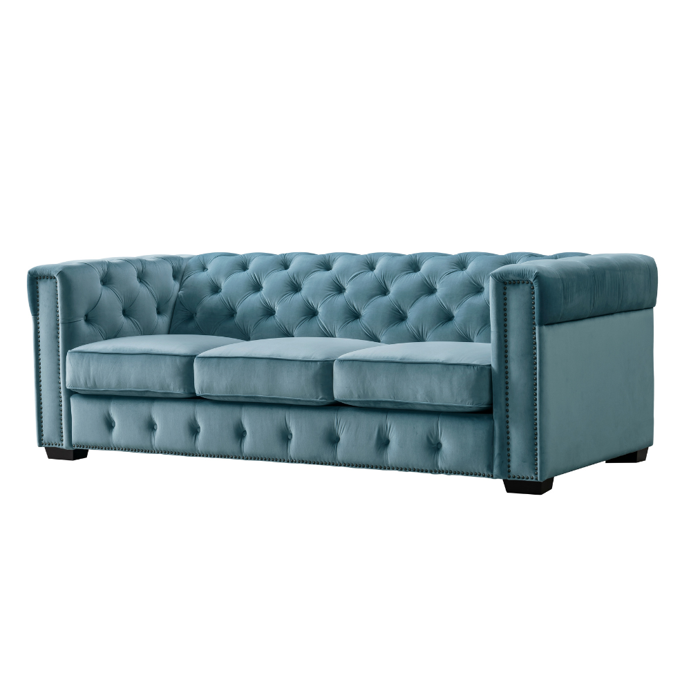 Elzaro Blue Sofa