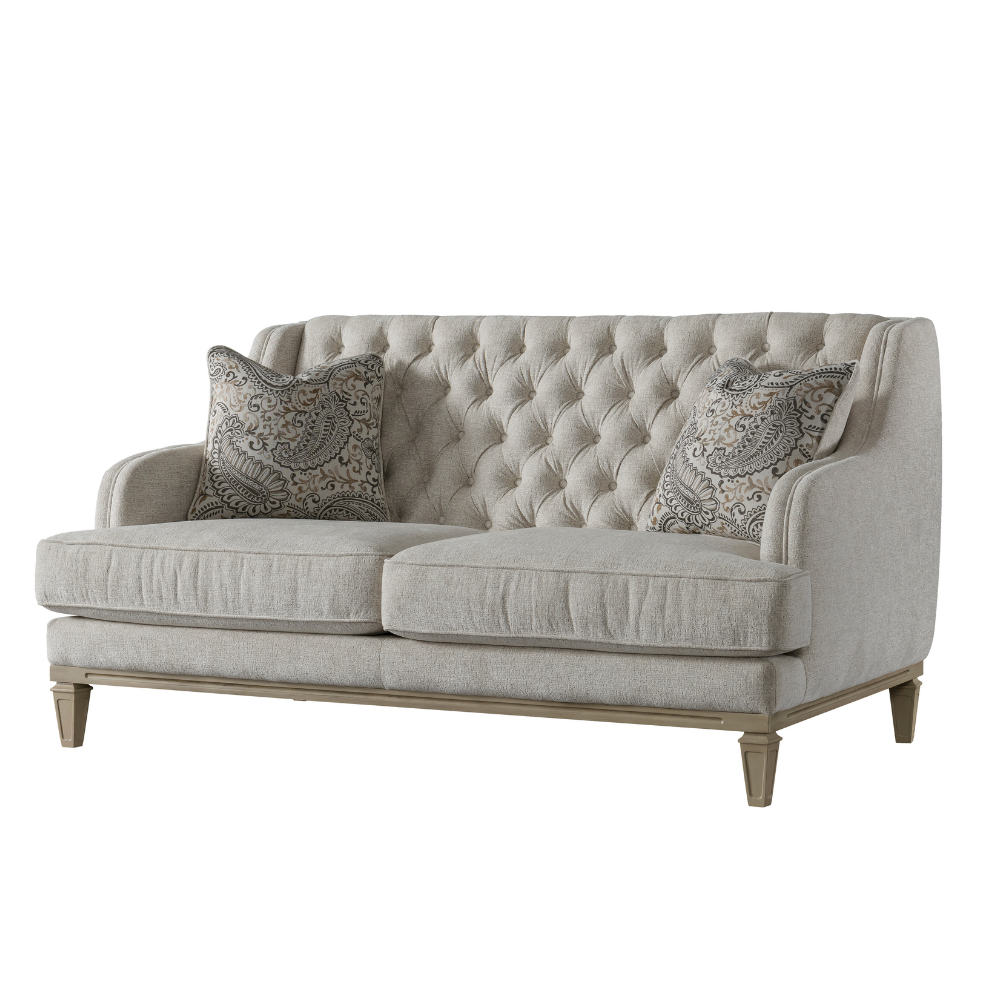 Ella Beige Loveseat (168cm)