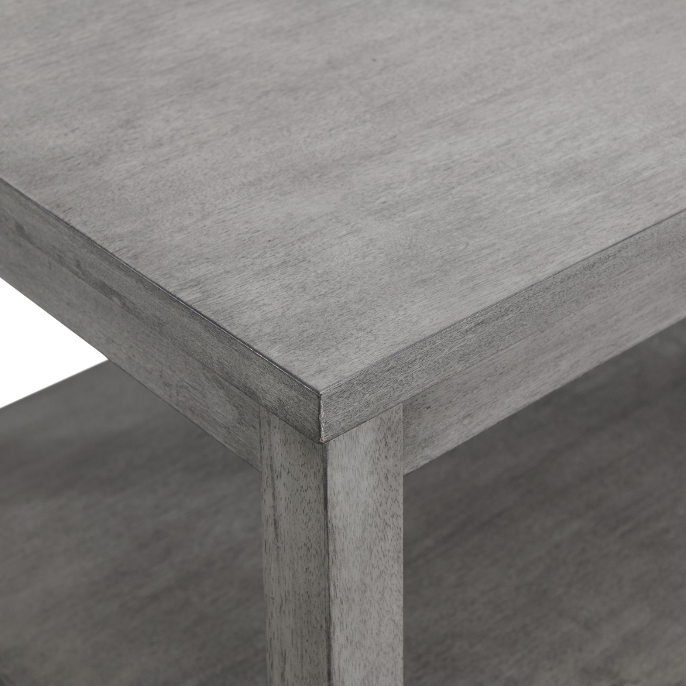 Rina Three Pack Occasional Set, Coffee W/ Casters In Grey (6629947113568)