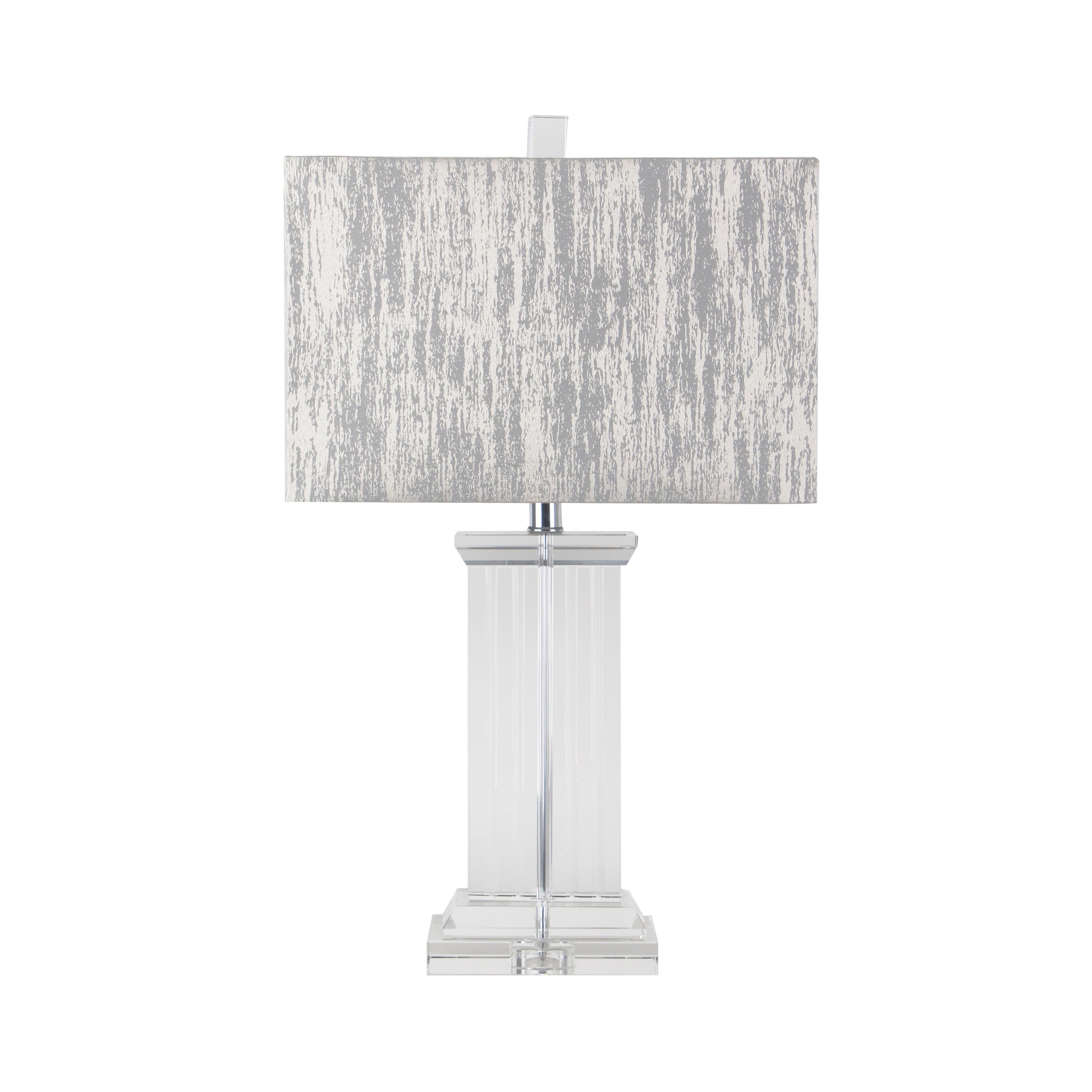 Berlin Gray King Bedroom Set With Two Free Gift GLASS TABLE LAMP