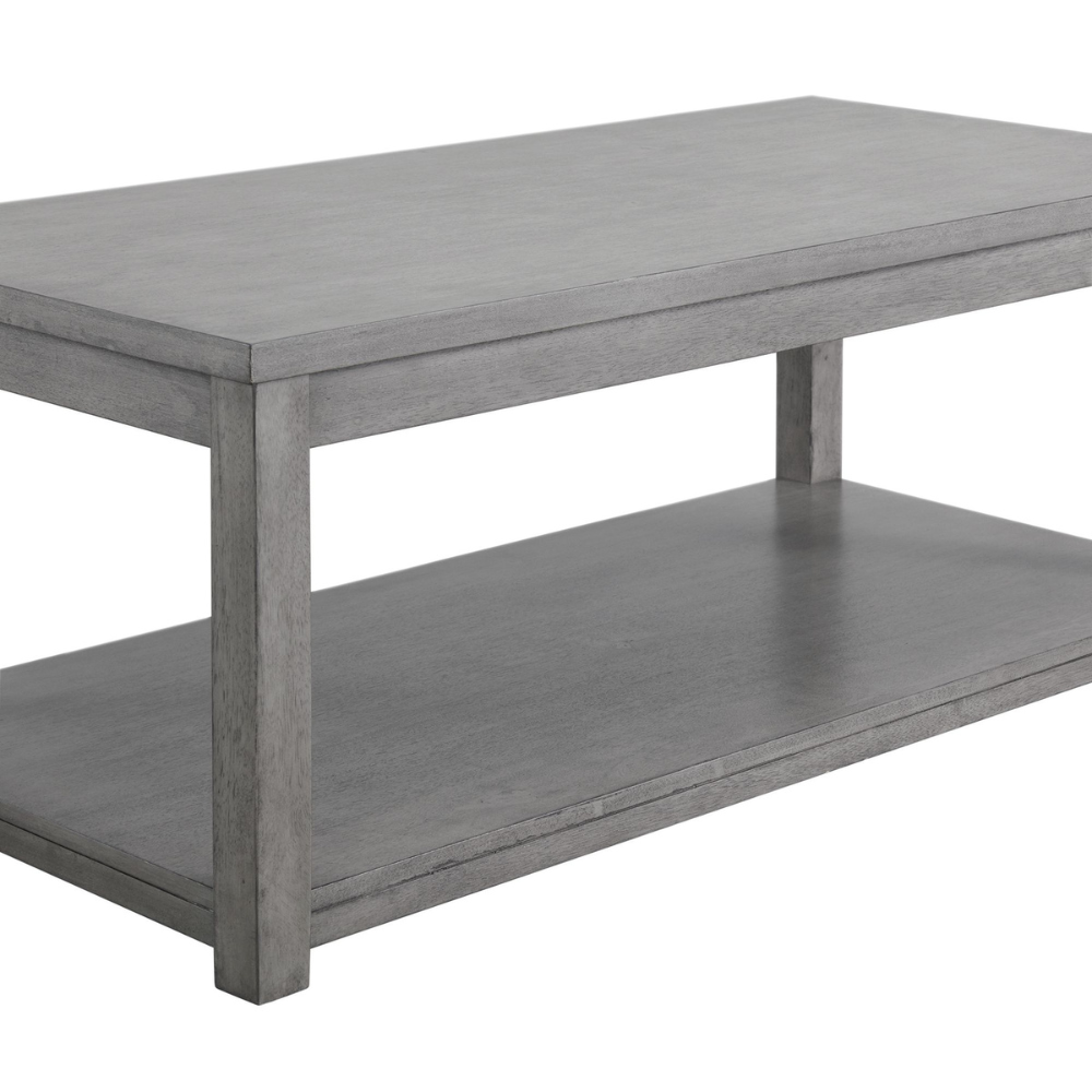 Rina Three Pack Occasional Set, Coffee W/ Casters In Grey (6629947113568)