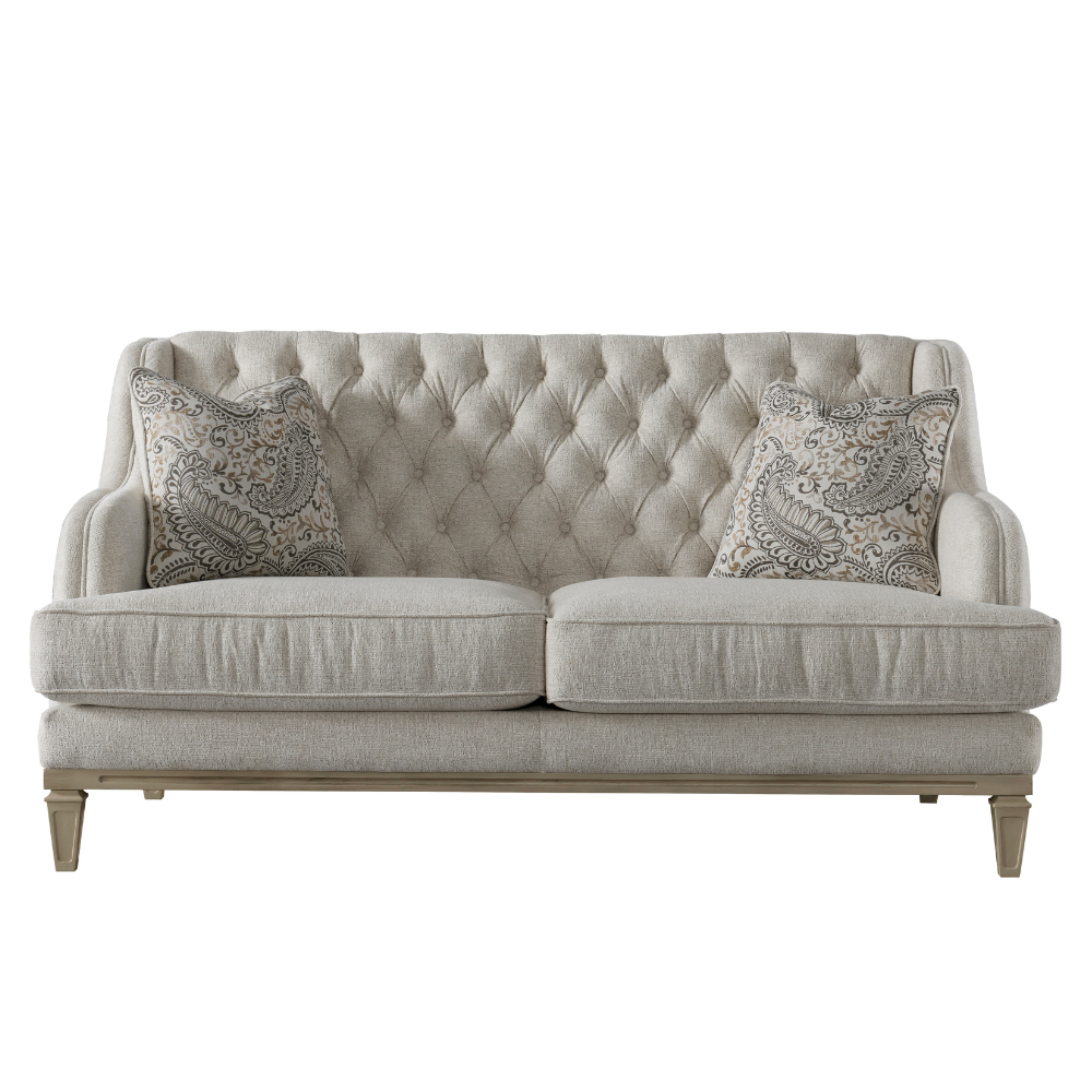 Ella Beige Loveseat (168cm)