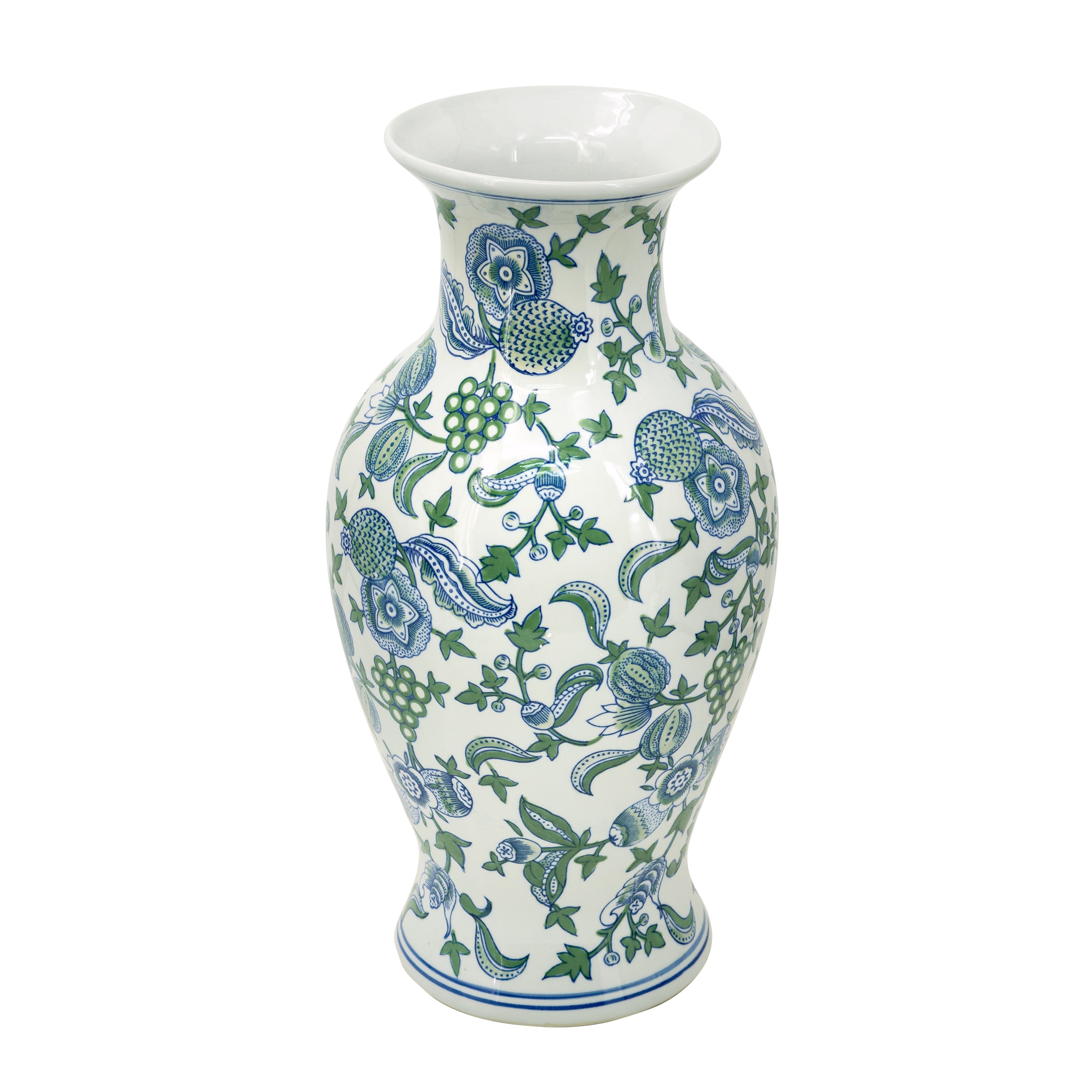 Porcelain Blue And White Cherry Blossom Vase EG-61133
