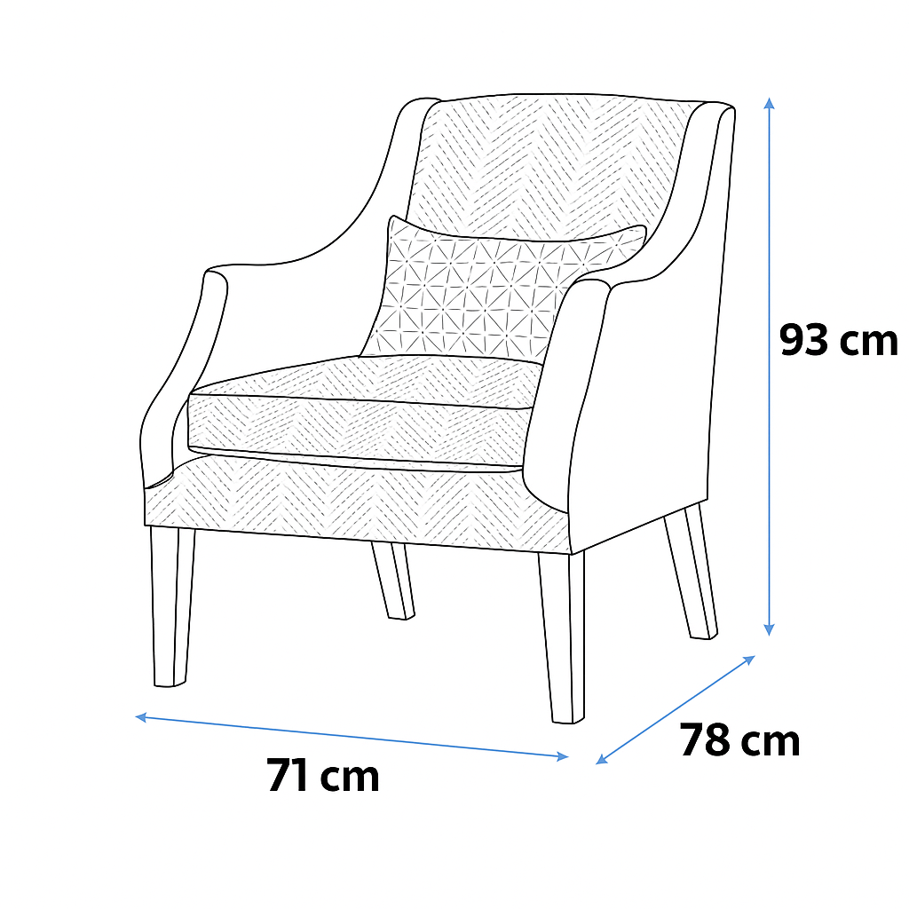 Elif Rosy Living Room Set