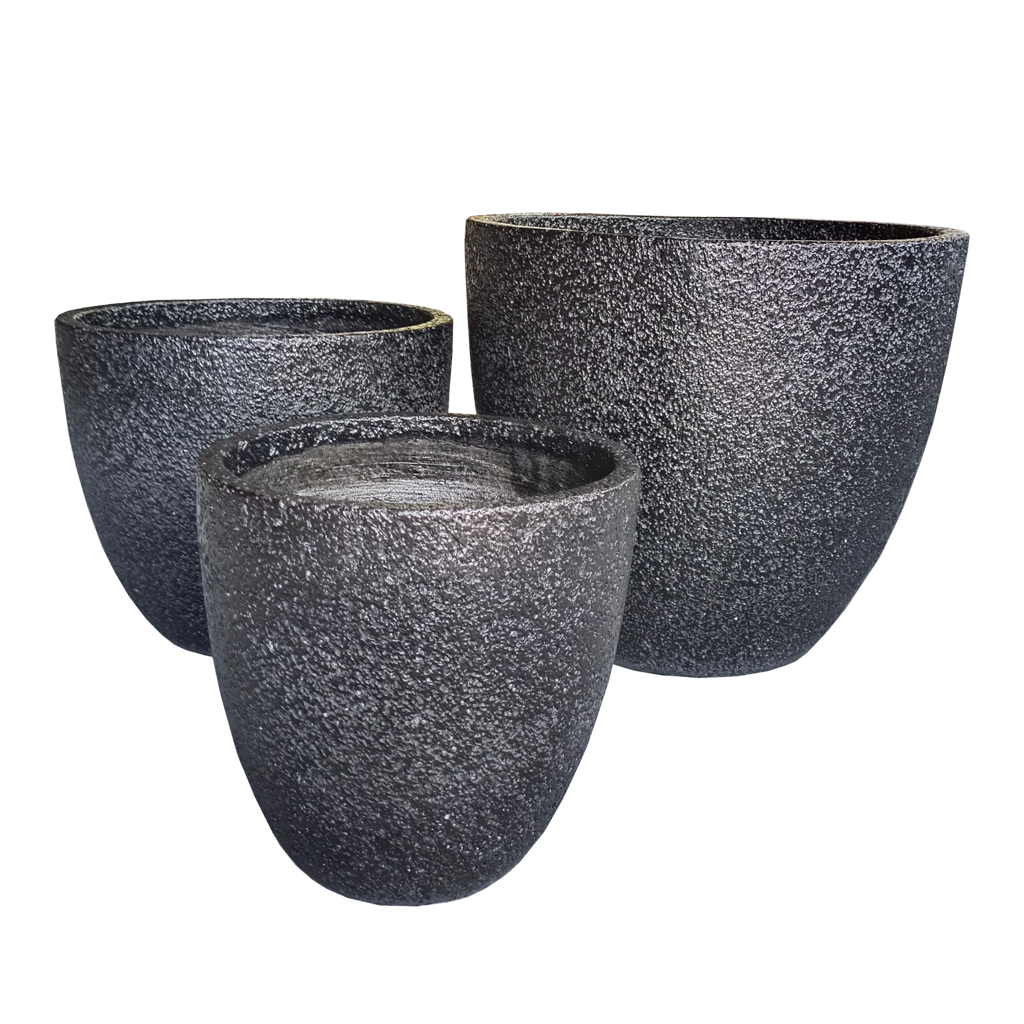 Black Foam Indoor/Outdoor Plant Pot By Roots 30W*30D*29H.