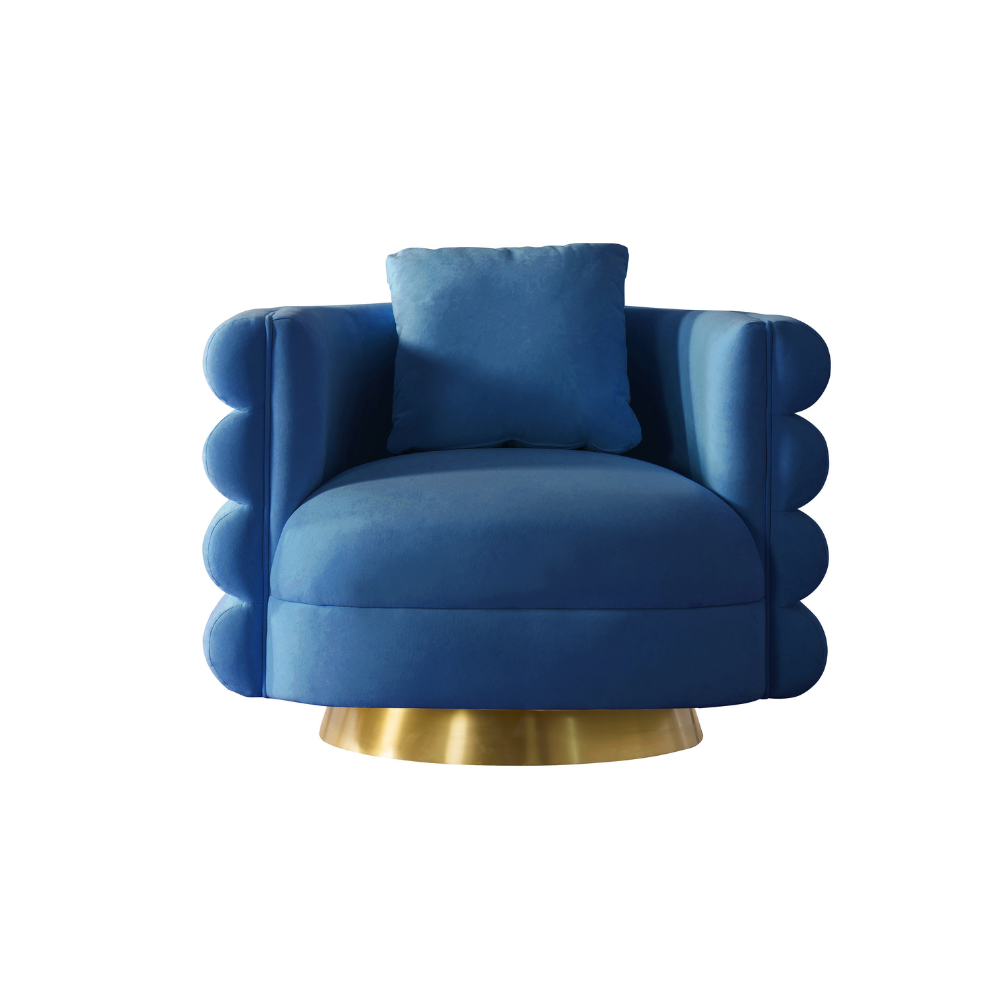 Oro Blue Living Room Set