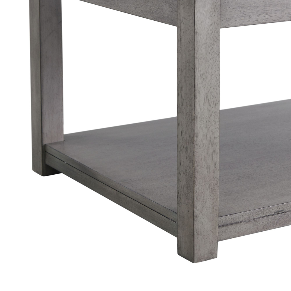 Rina Three Pack Occasional Set, Coffee W/ Casters In Grey (6629947113568)