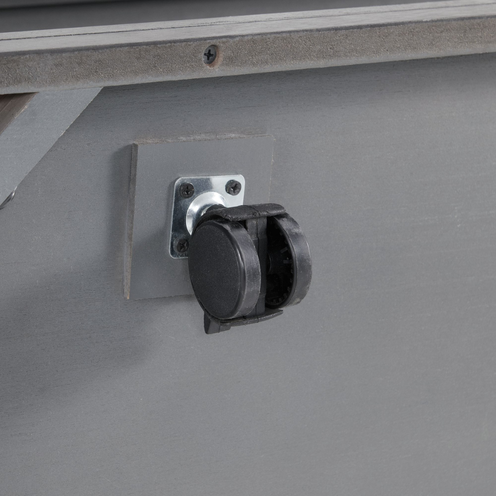 Rina Three Pack Occasional set; coffee W/ Casters in grey