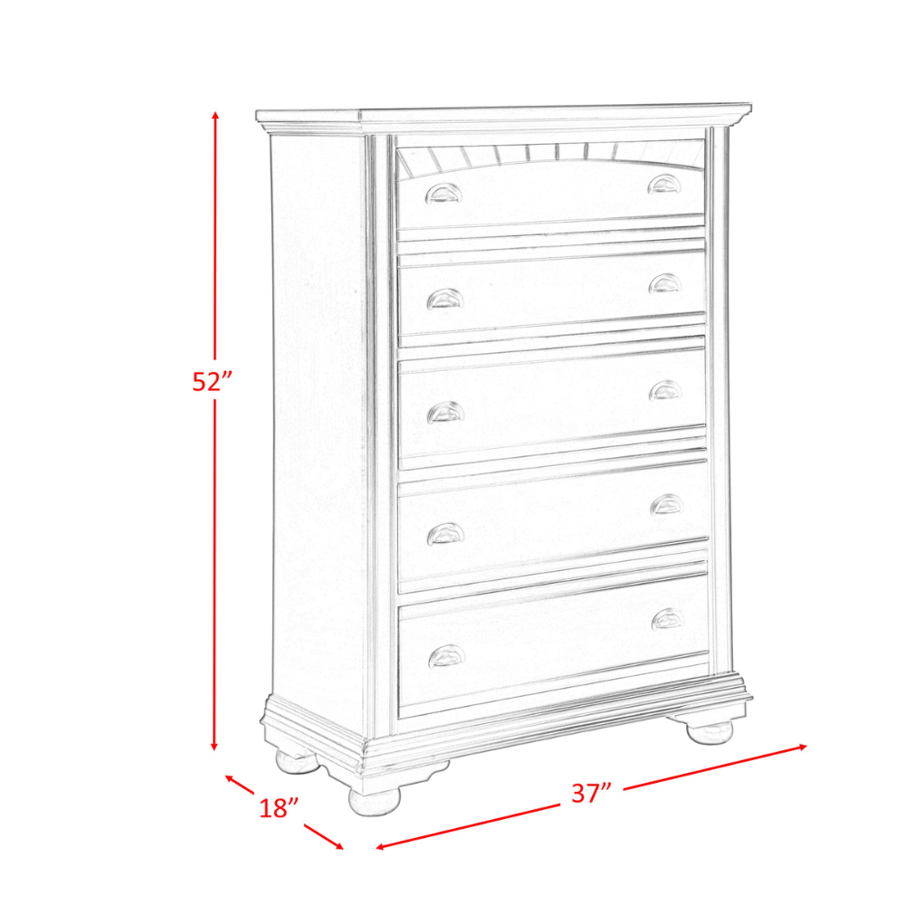 Brook White Chest
