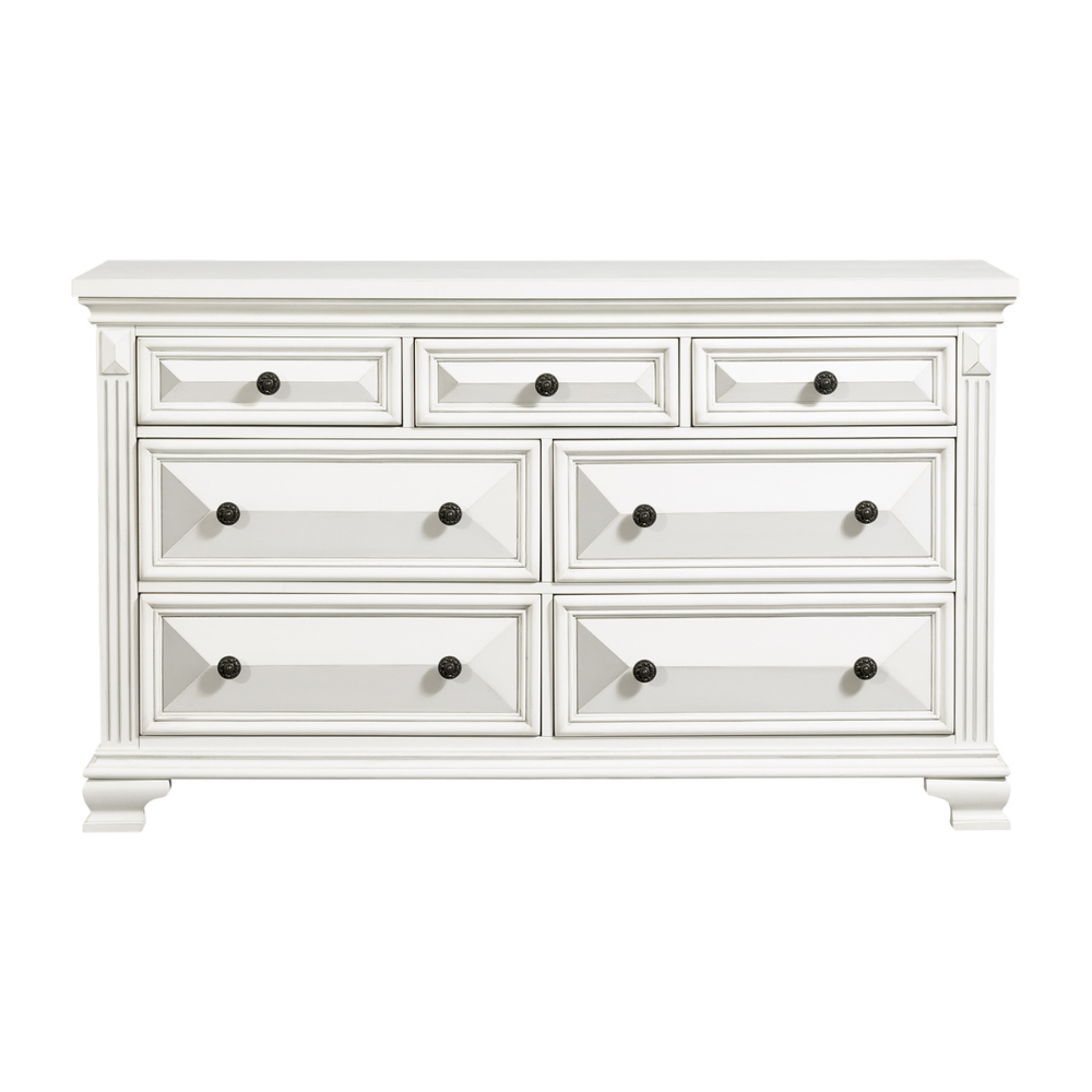 Calloway Dresser Antique White Color