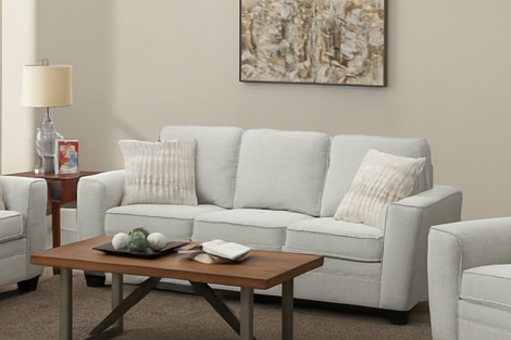 Confa Beige Living Room Set (Sofa + Loveseat + Chair)