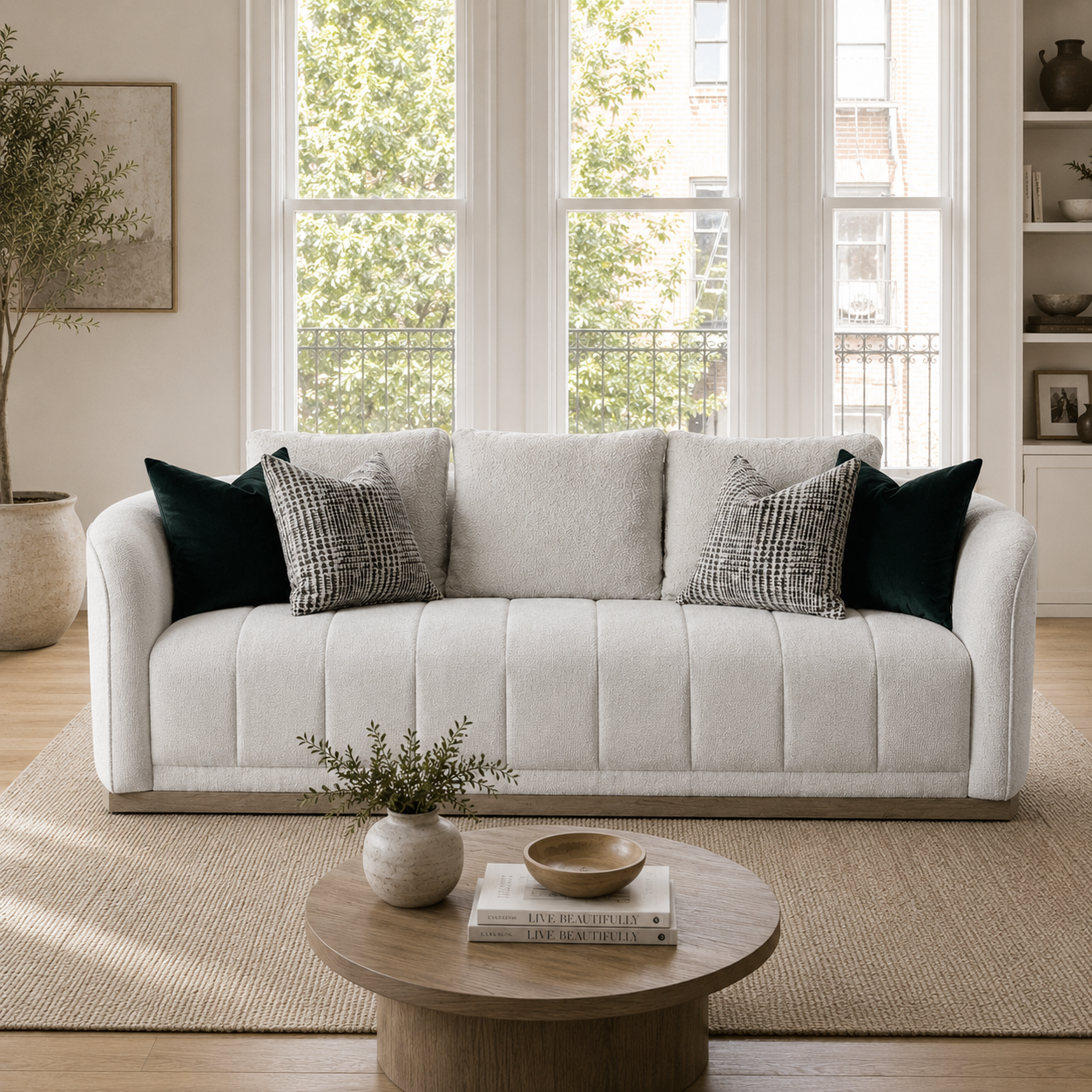 Sebastian Beige Sofa