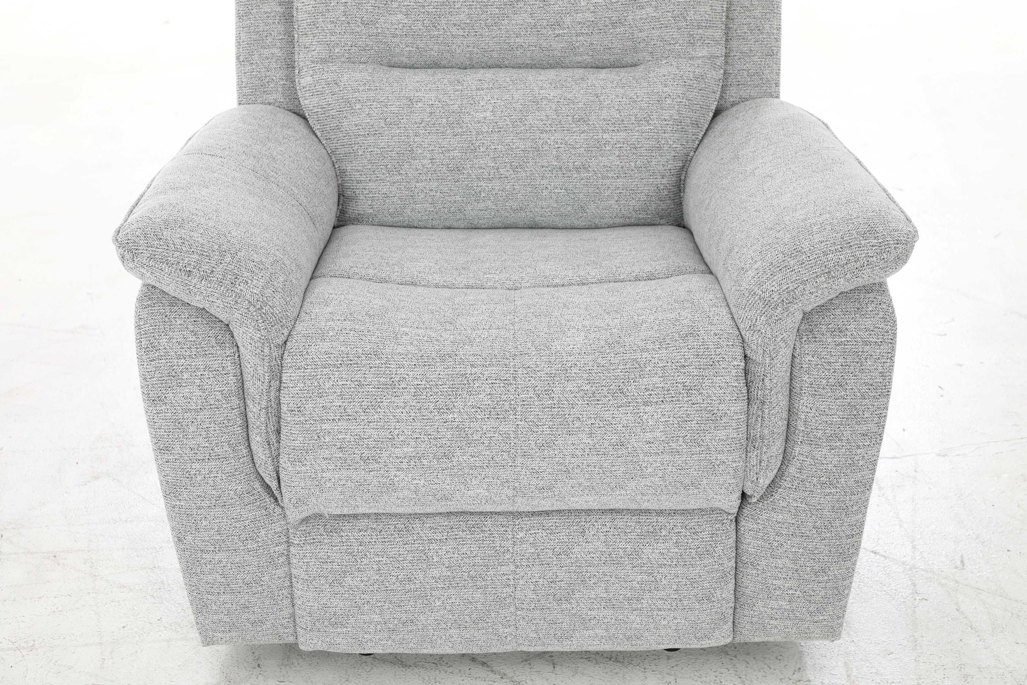 HushGlide Manual Grey Recliner