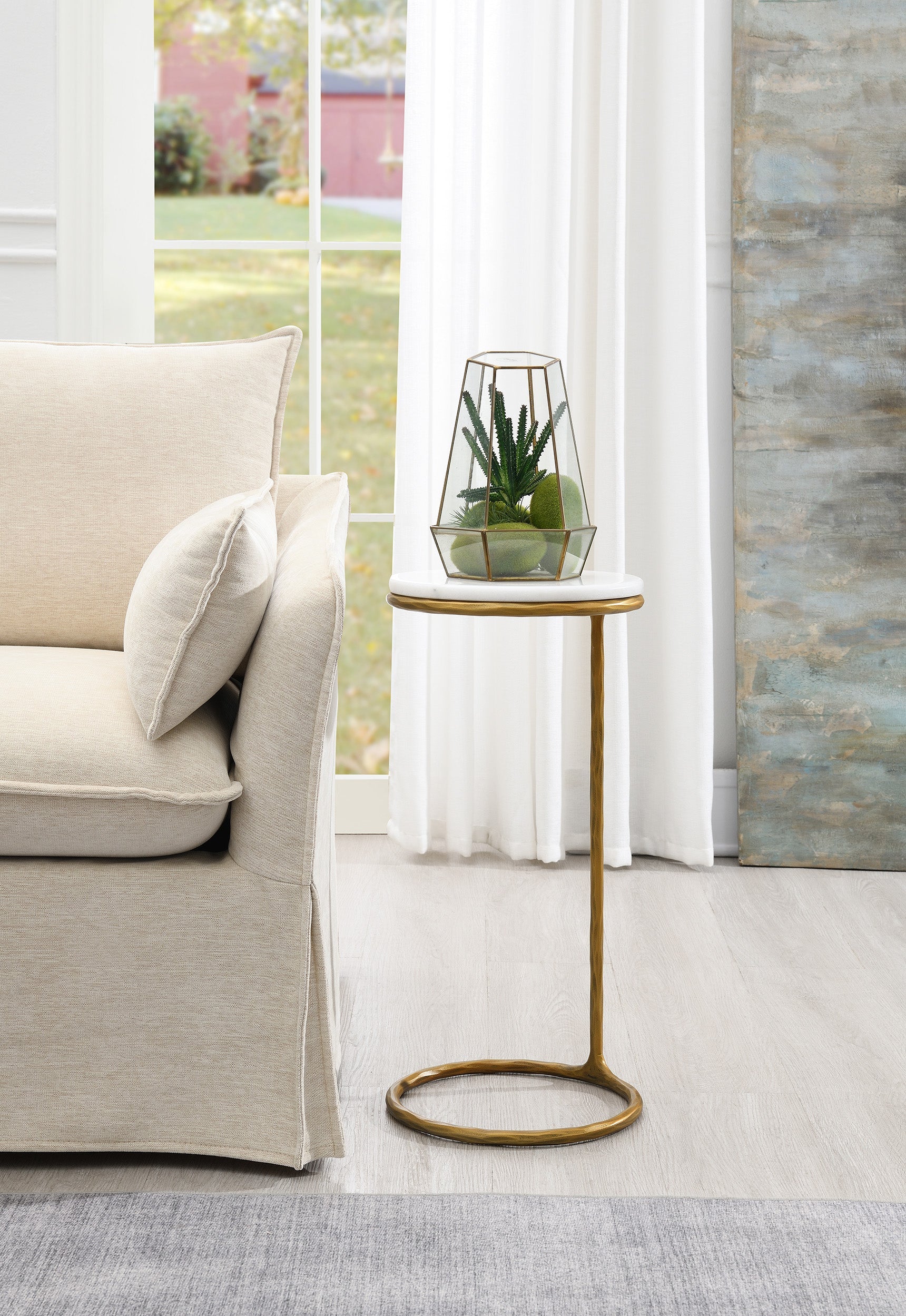 Luxo Marble Accent Table