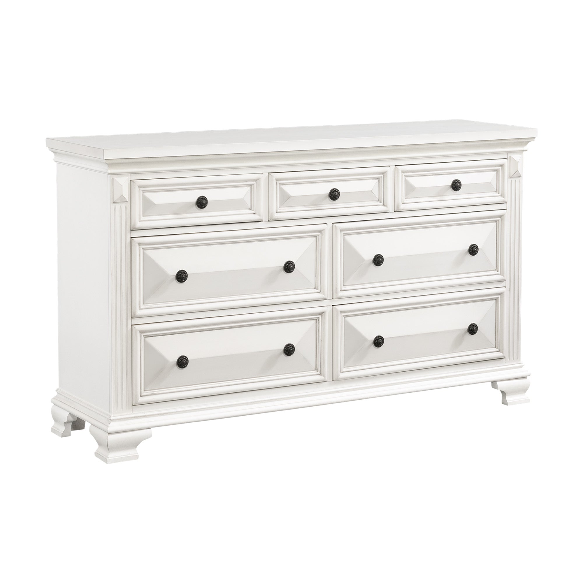 Calloway Dresser Antique White Color