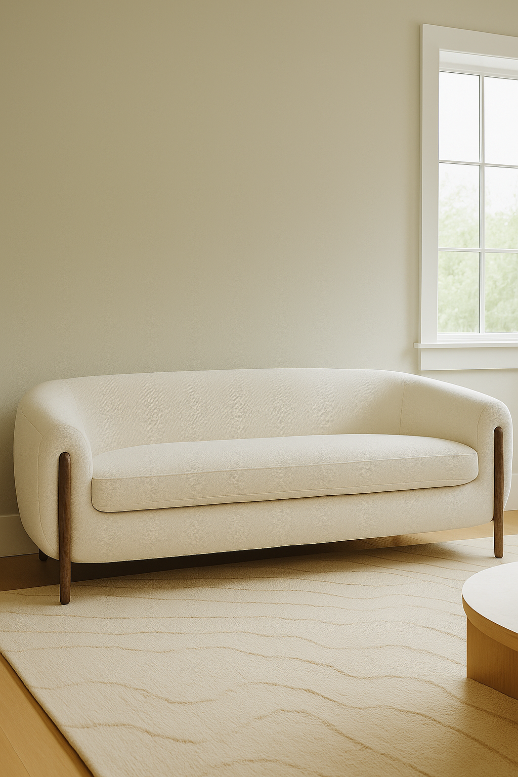 Grace Beige Sofa (220Cm)